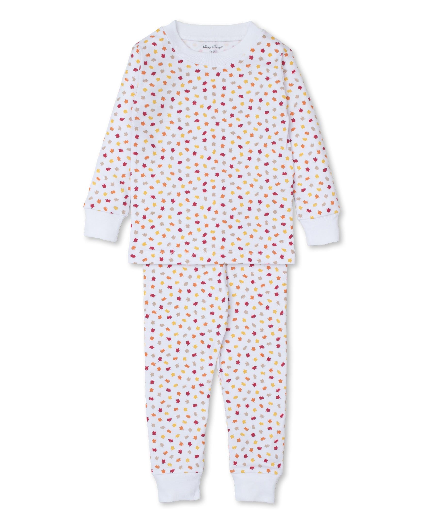 Turkey Time Leaves Toddler Pajama Set - Kissy Kissy