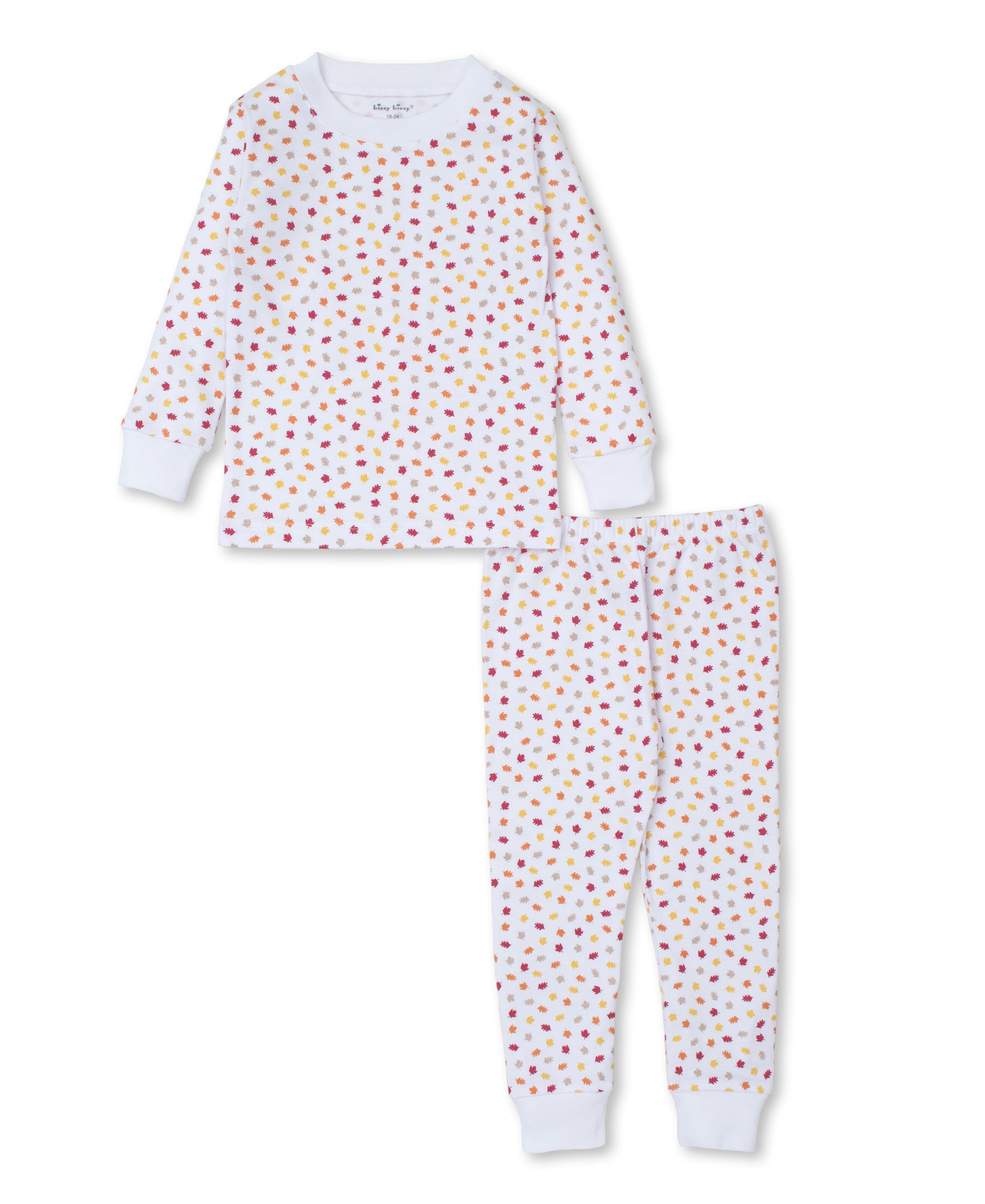 Turkey Time Leaves Toddler Pajama Set - Kissy Kissy