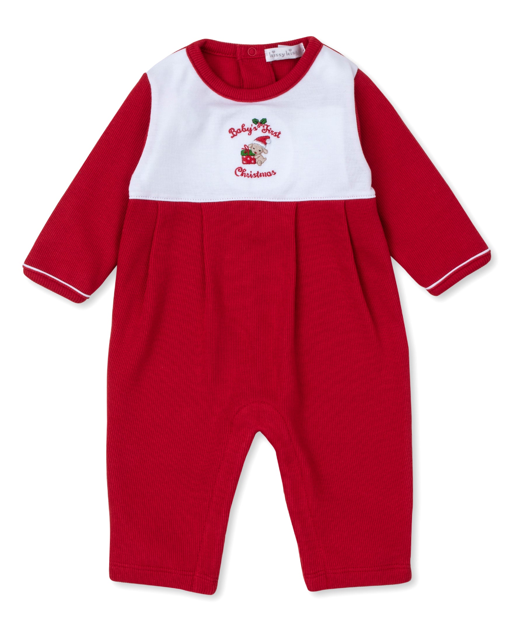 Baby's First Christmas 24 Playsuit - Kissy Kissy