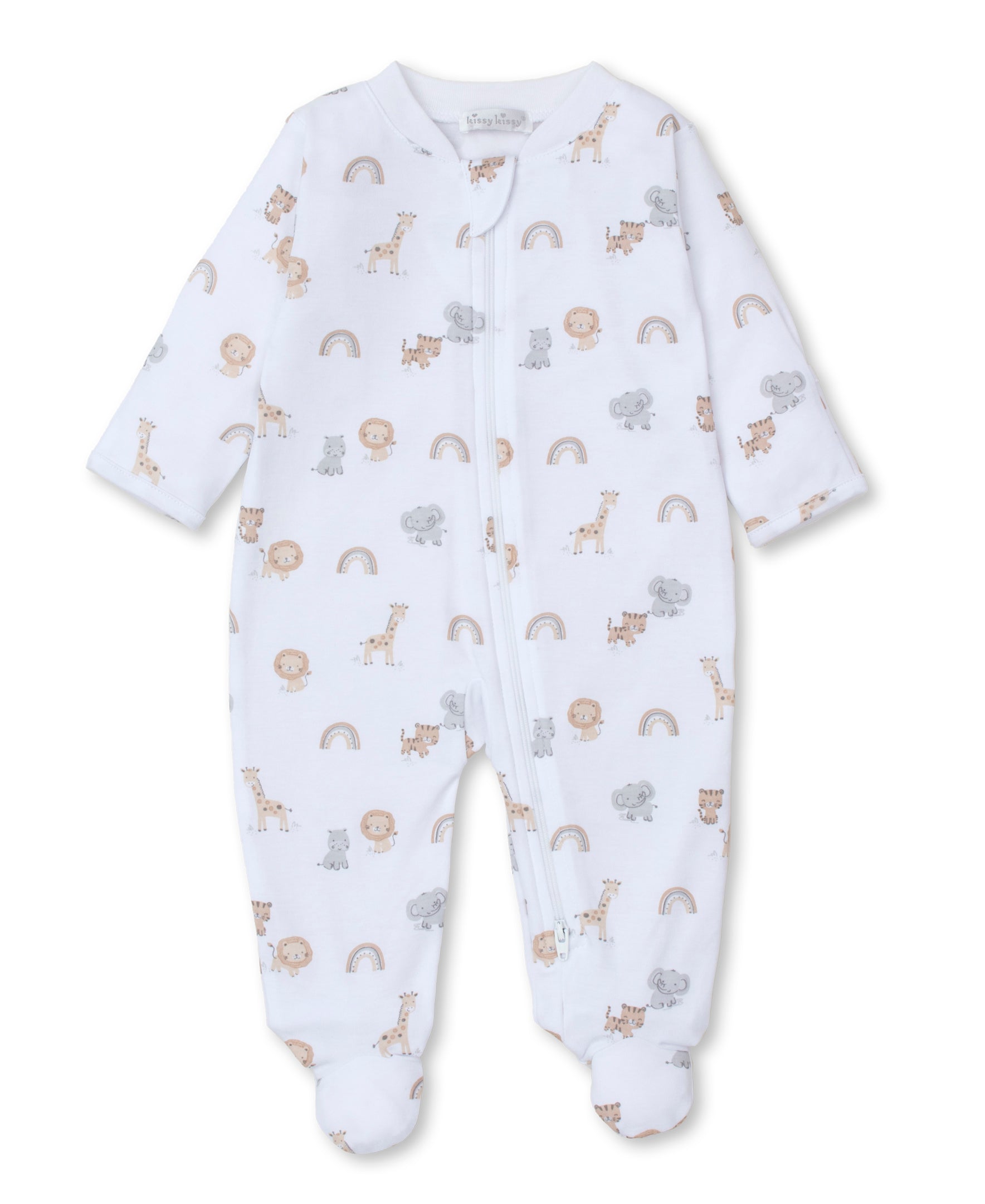 Safari Squad Zip Footie - Kissy Kissy