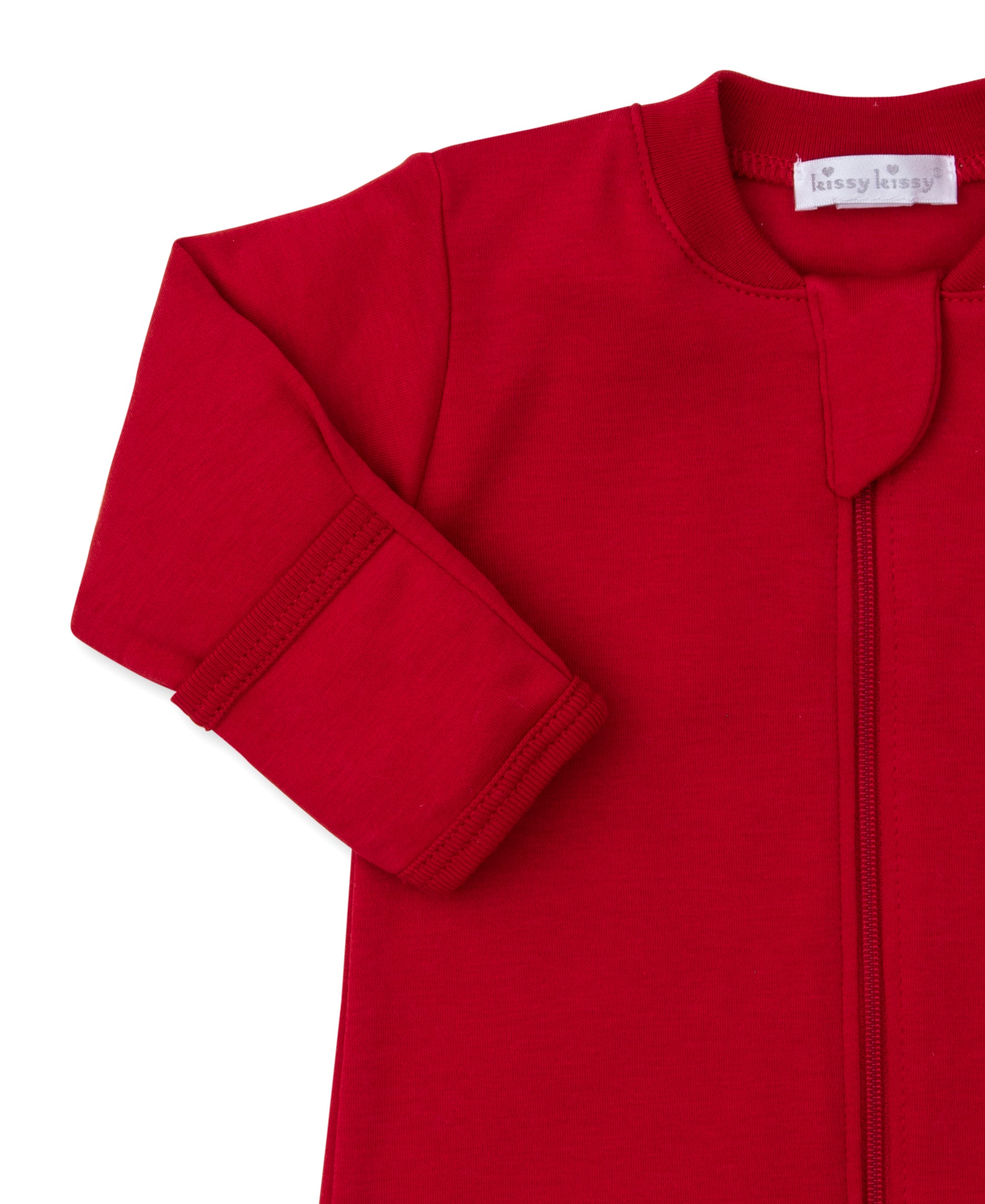 Baby's First Christmas 24 Red Zip Footie - Kissy Kissy