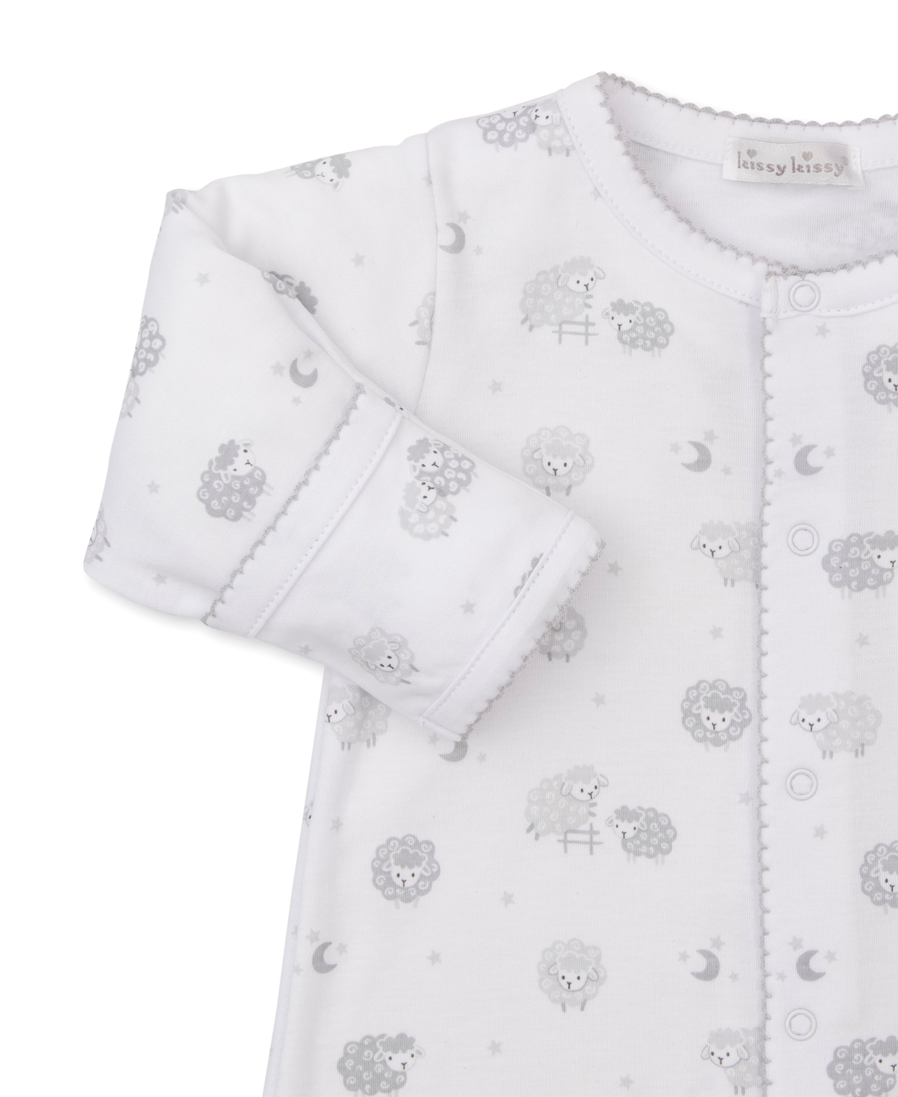 Baa Baa Baby Sheep Silver Convertible Gown - Kissy Kissy