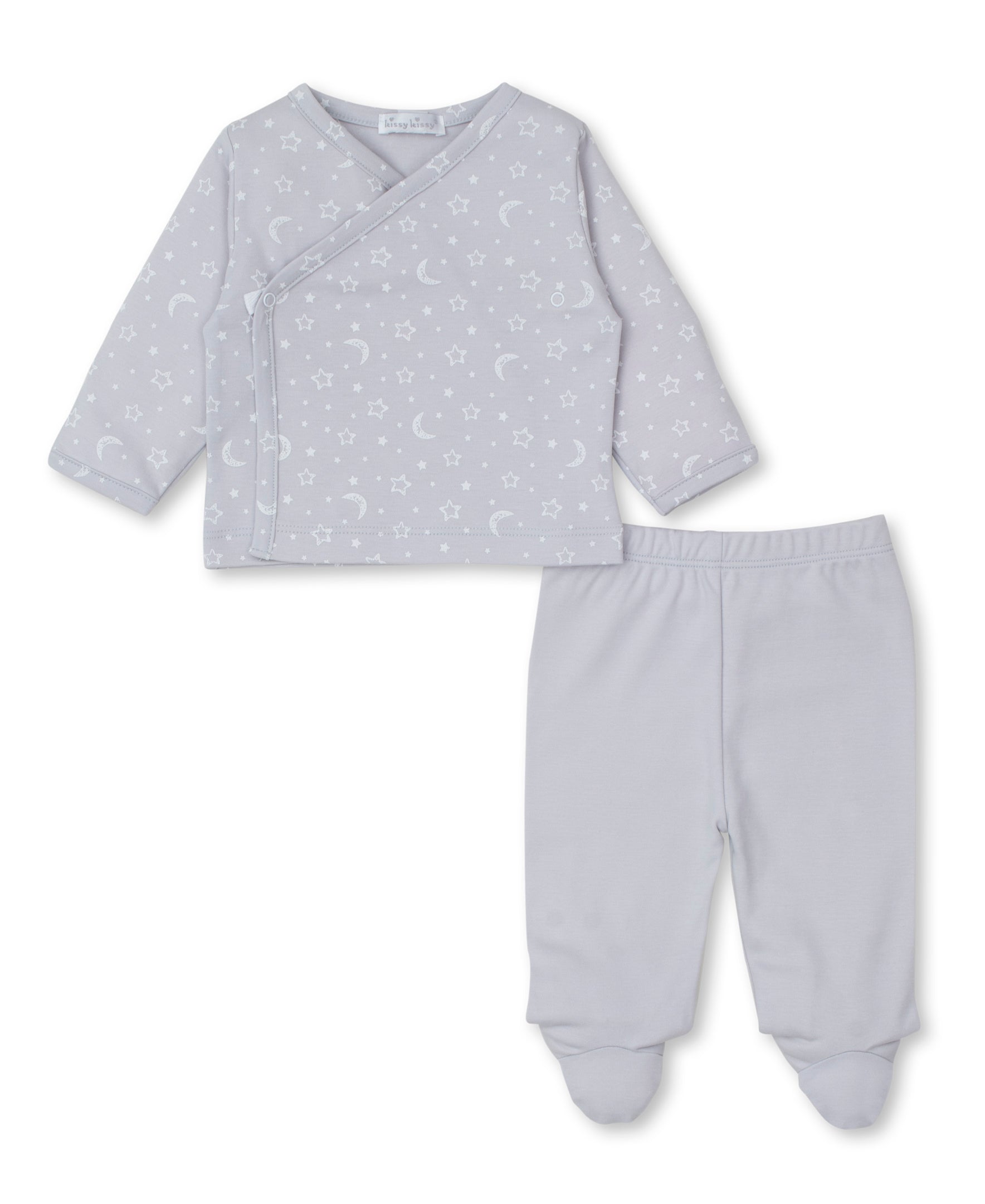 Crescent Moonlight Silver Footed Pant Set