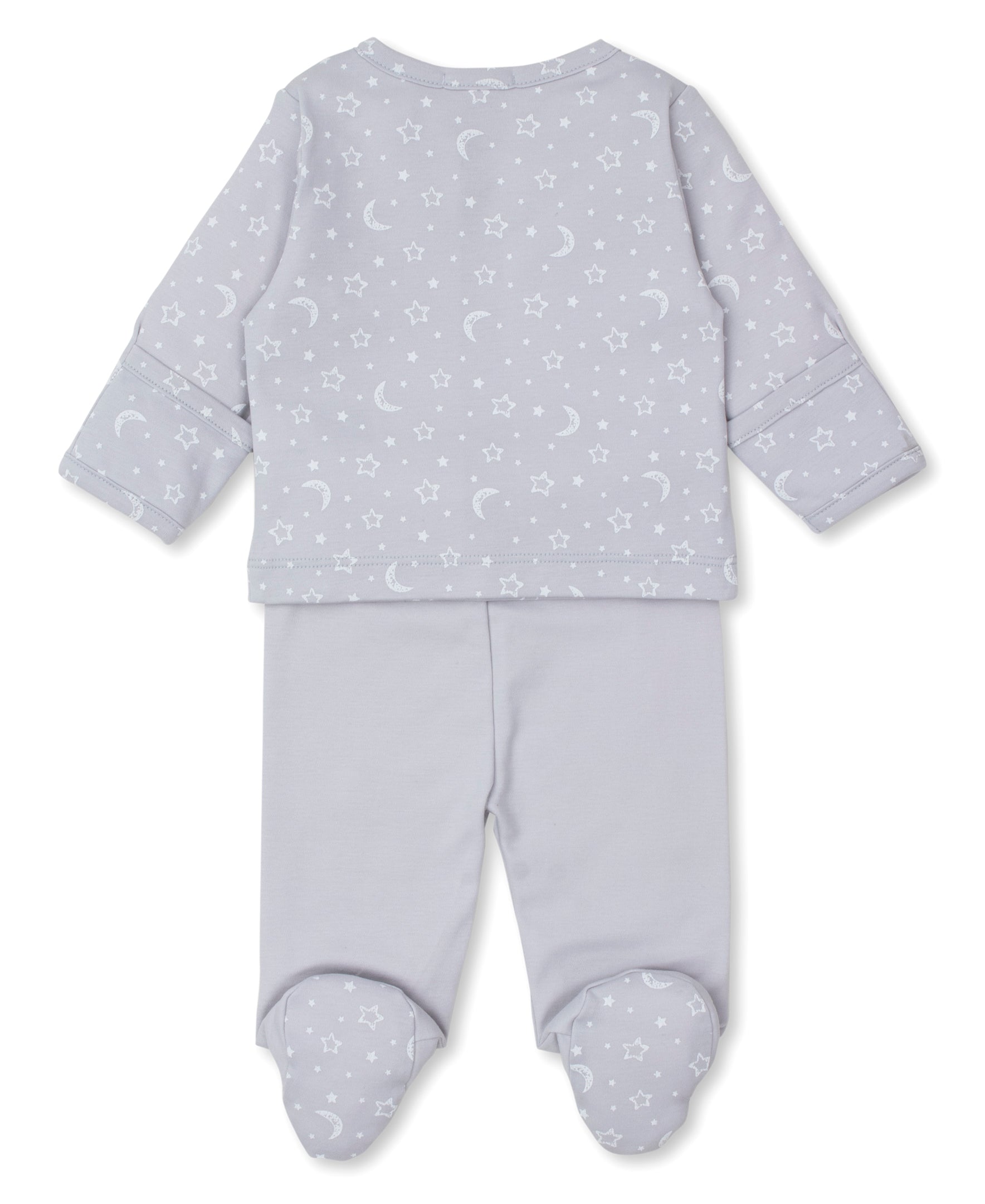 Crescent Moonlight Silver Footed Pant Set - Kissy Kissy