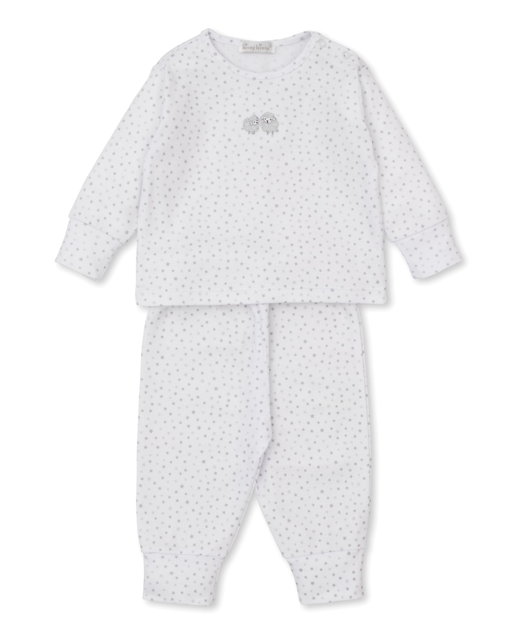 Baa Baa Baby Sheep Silver Star Pant Set - Kissy Kissy