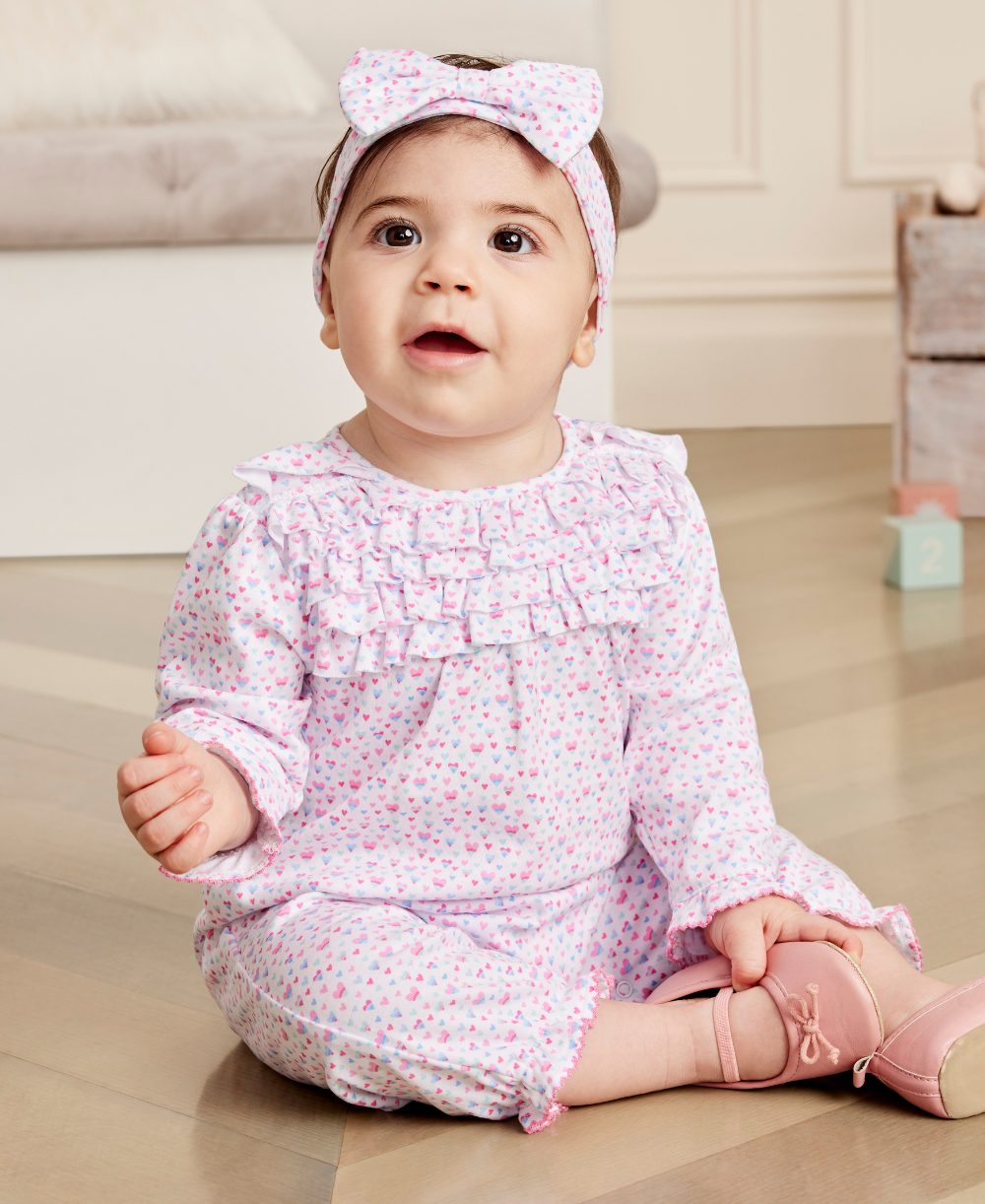 Rainbow Joy Hearts Playsuit - Kissy Kissy