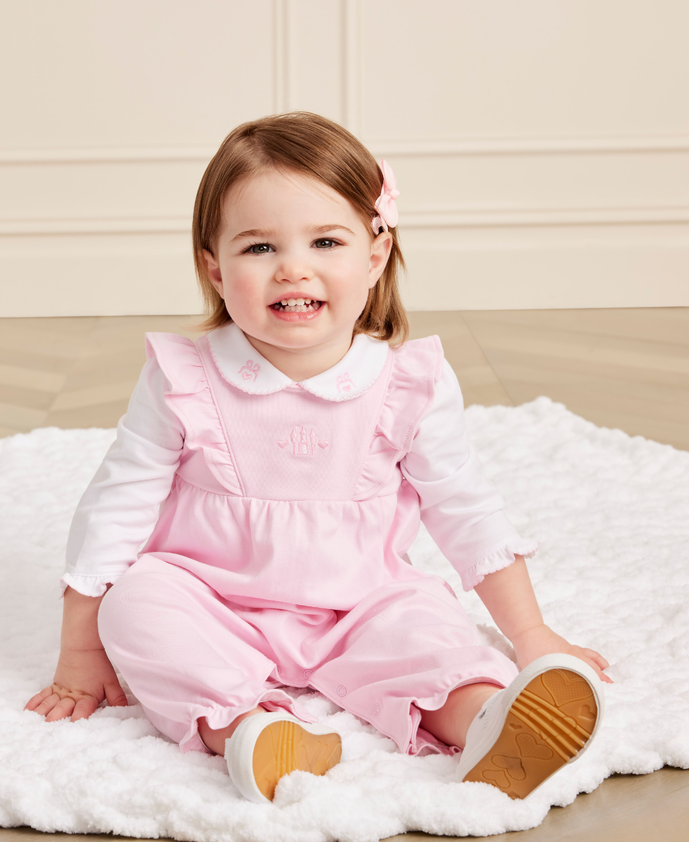 Royal Details Pink Overall Set - Kissy Kissy