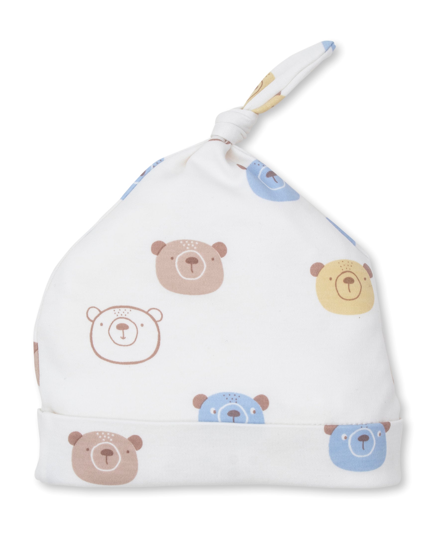 Kissy Love Bear Talk Blue Knotted Hat - Kissy Kissy