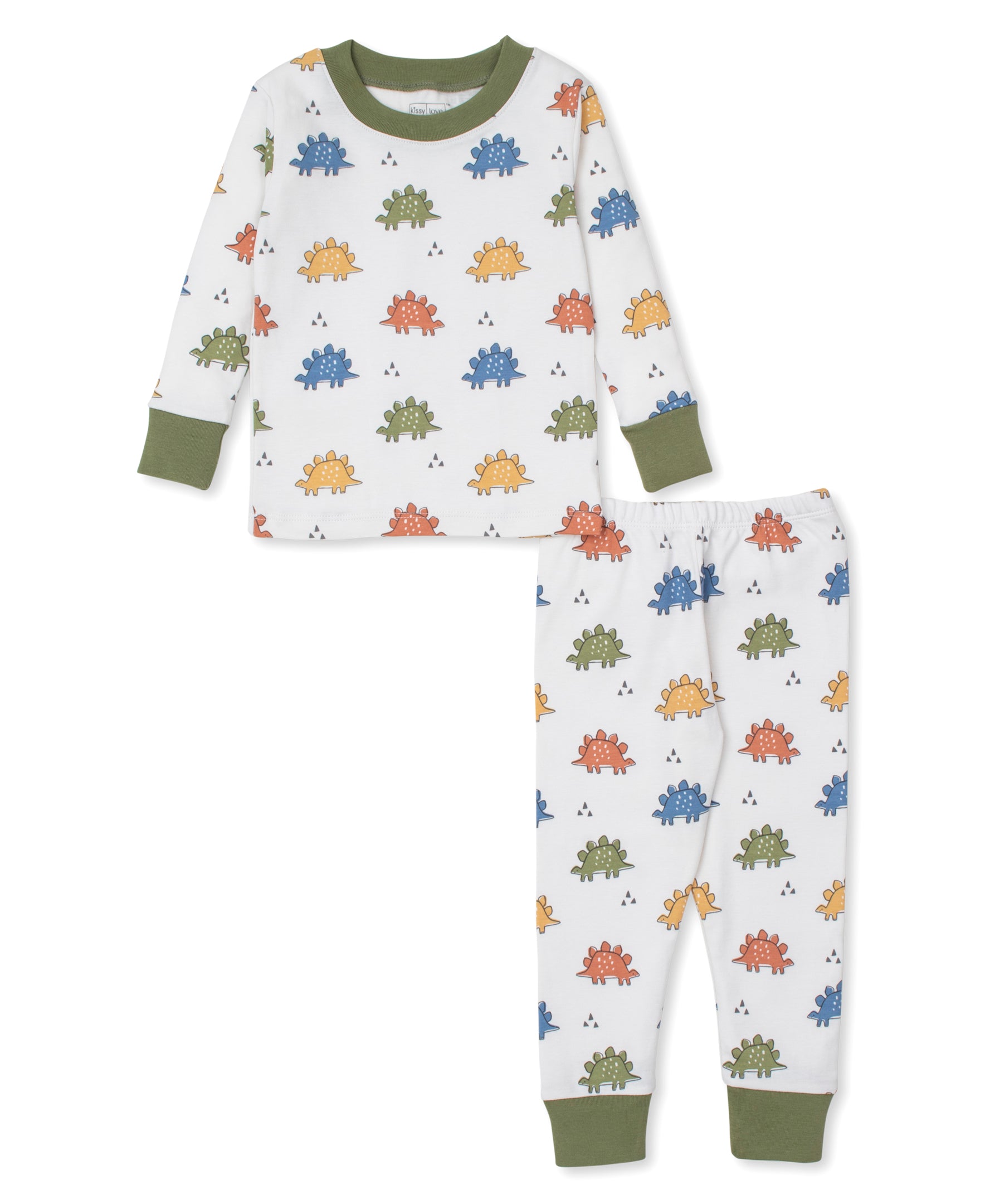 Kissy Love Dino Traffic Toddler Pajama Set - Kissy Kissy