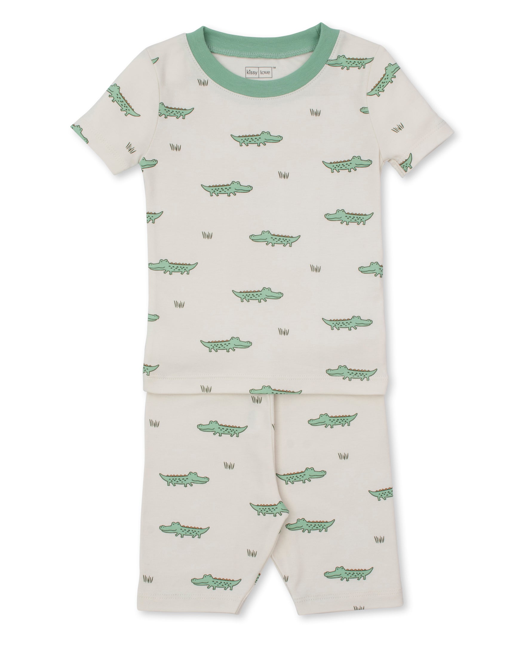 Kissy Love Crocodile Walk Short Pajama Set - Kissy Kissy