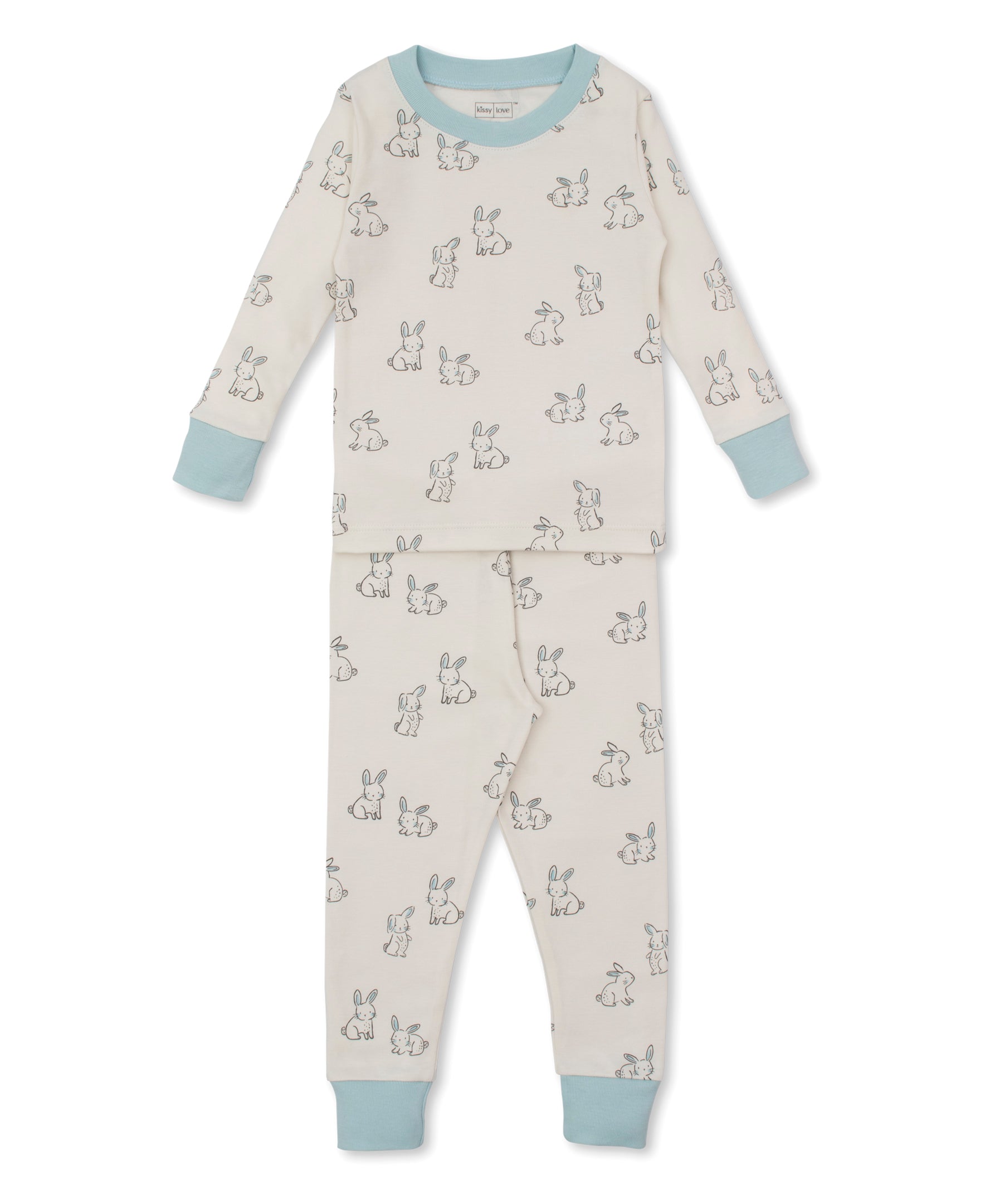 Kissy Love Bunny Buddies Blue Pajama Set - Kissy Kissy