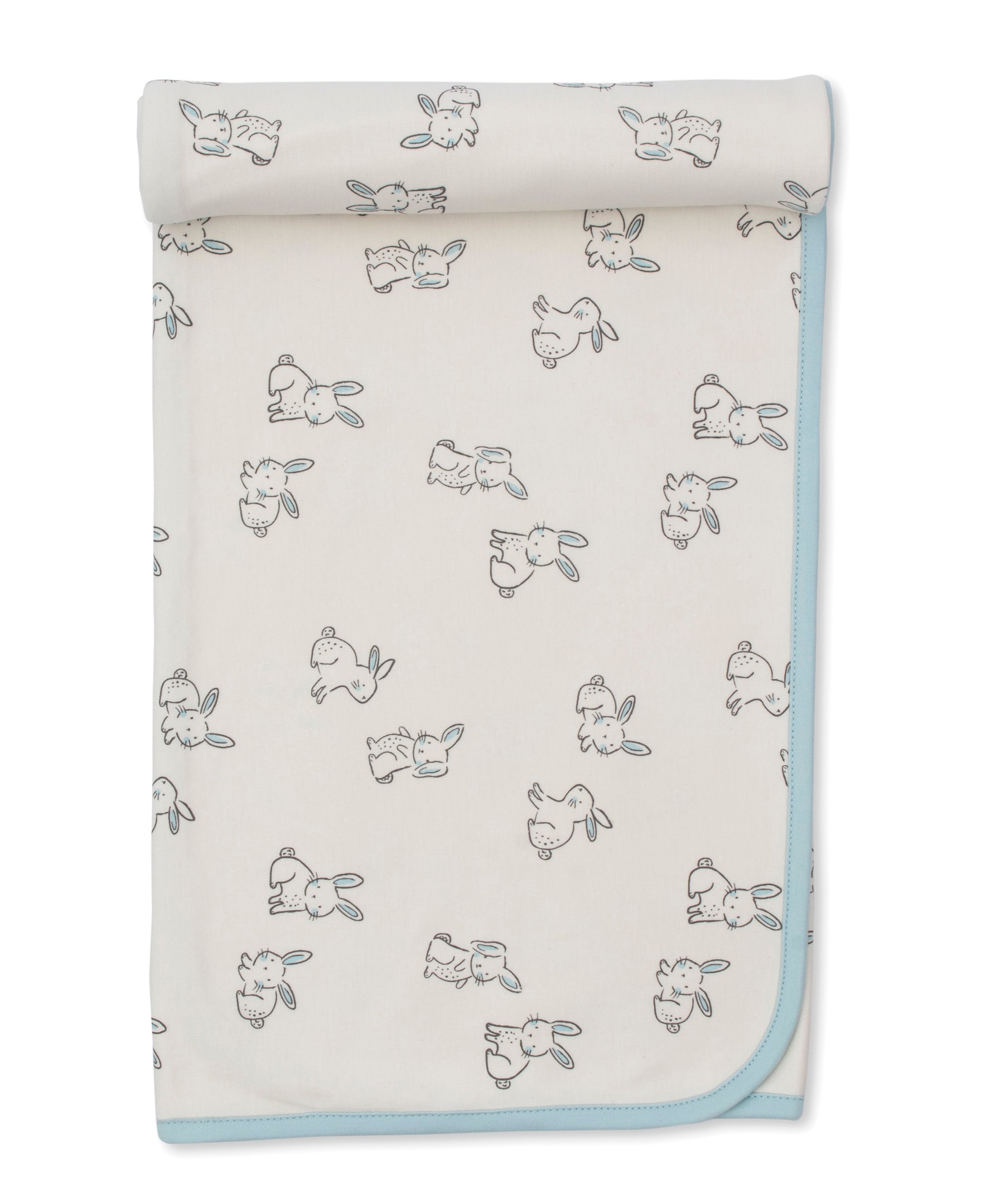 Kissy Love Bunny Buddies Blue Blanket - Kissy Kissy