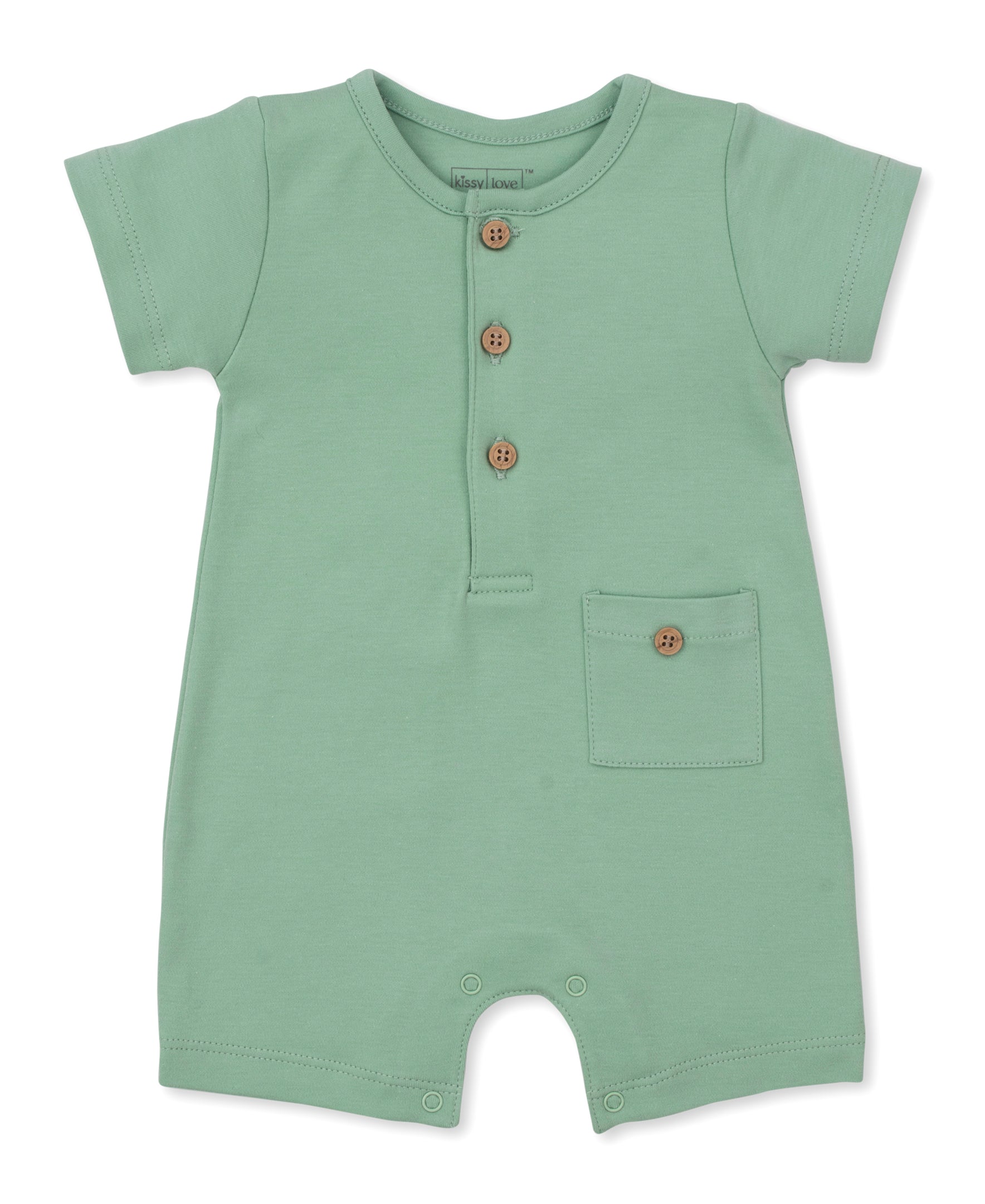 Kissy Love Green Short Playsuit - Kissy Kissy