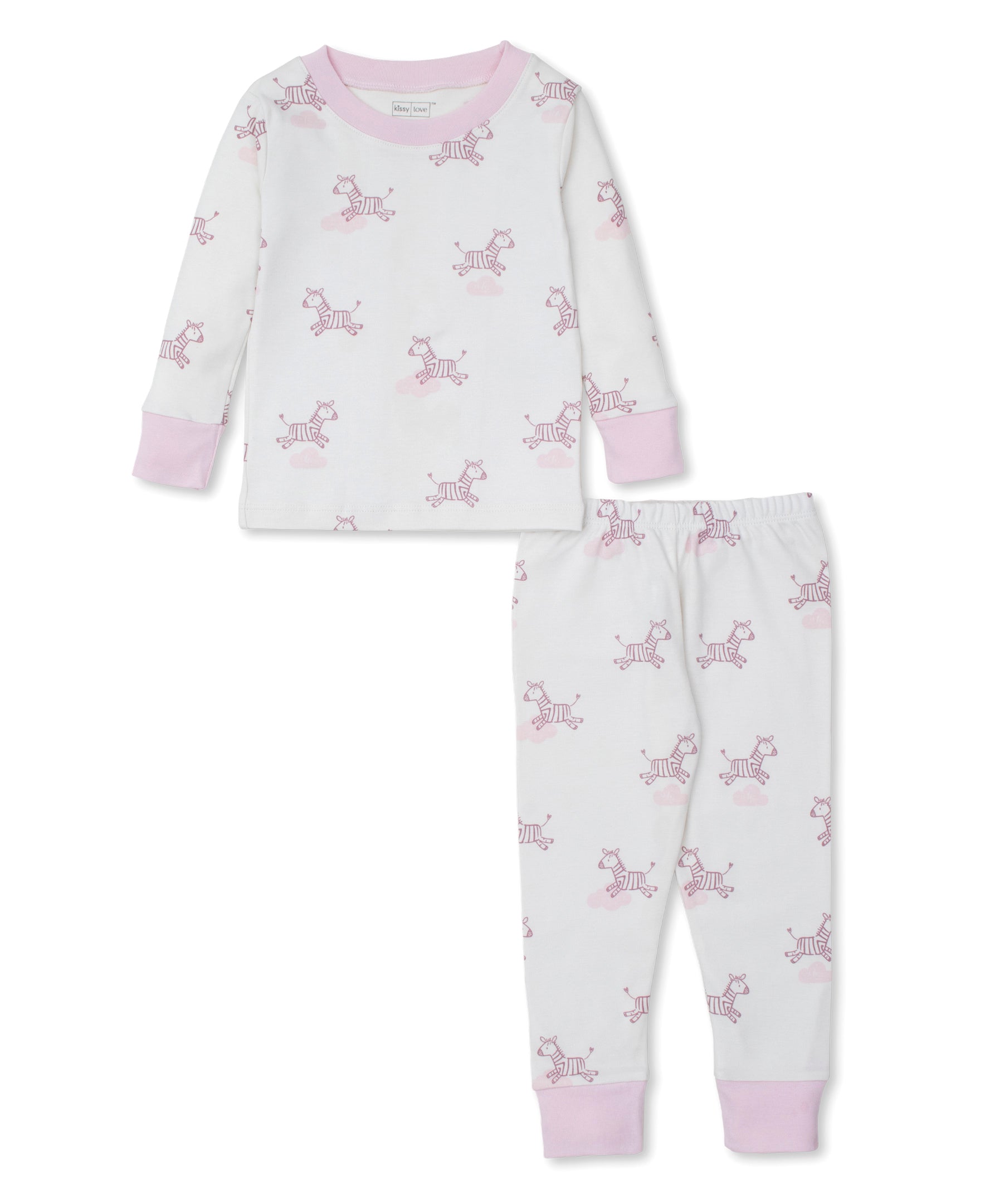 Kissy Love Dreamy Zebras Pink Pajama Set - Kissy Kissy