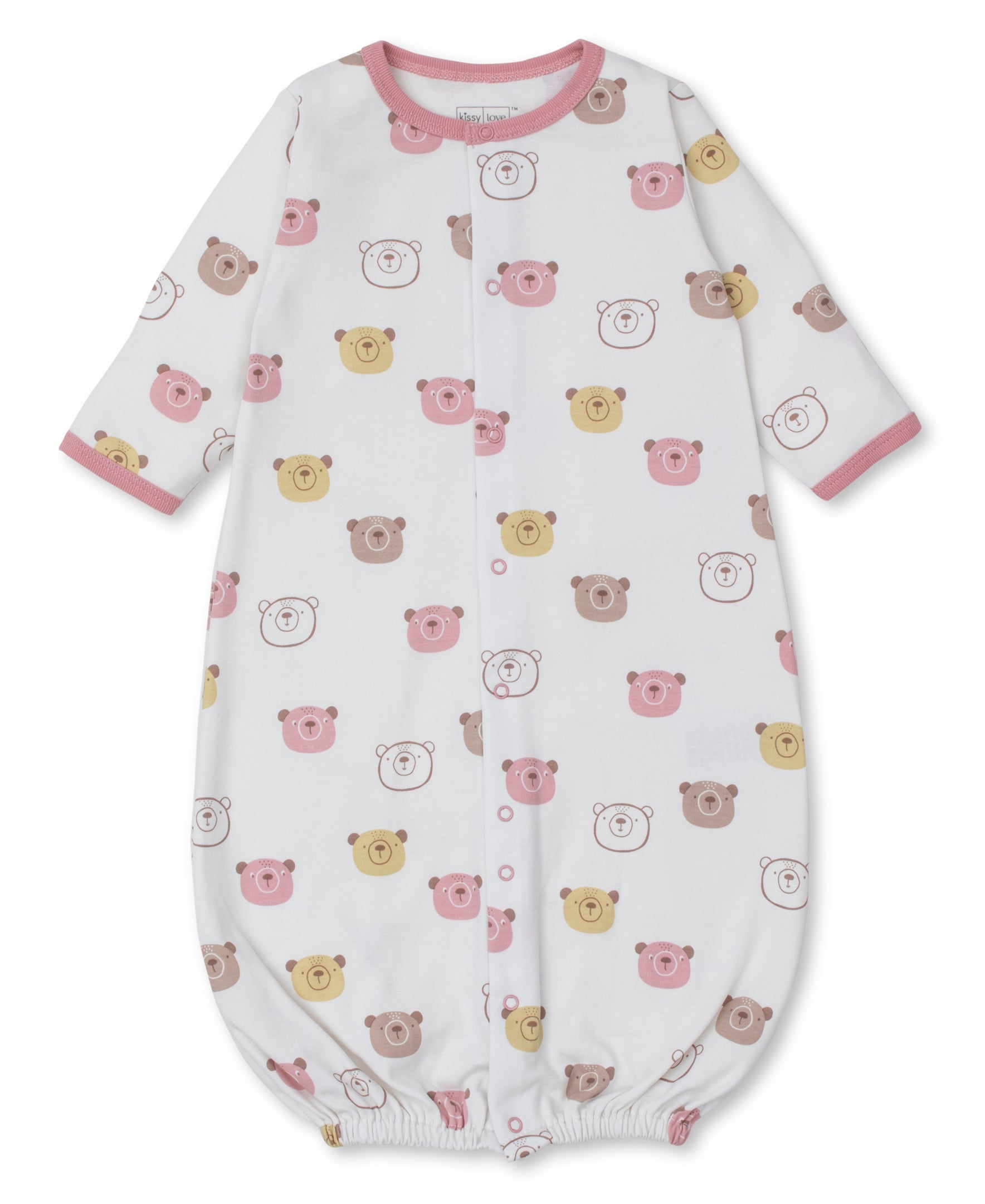 Kissy Love Bear Talk Pink Convertible Gown - Kissy Kissy