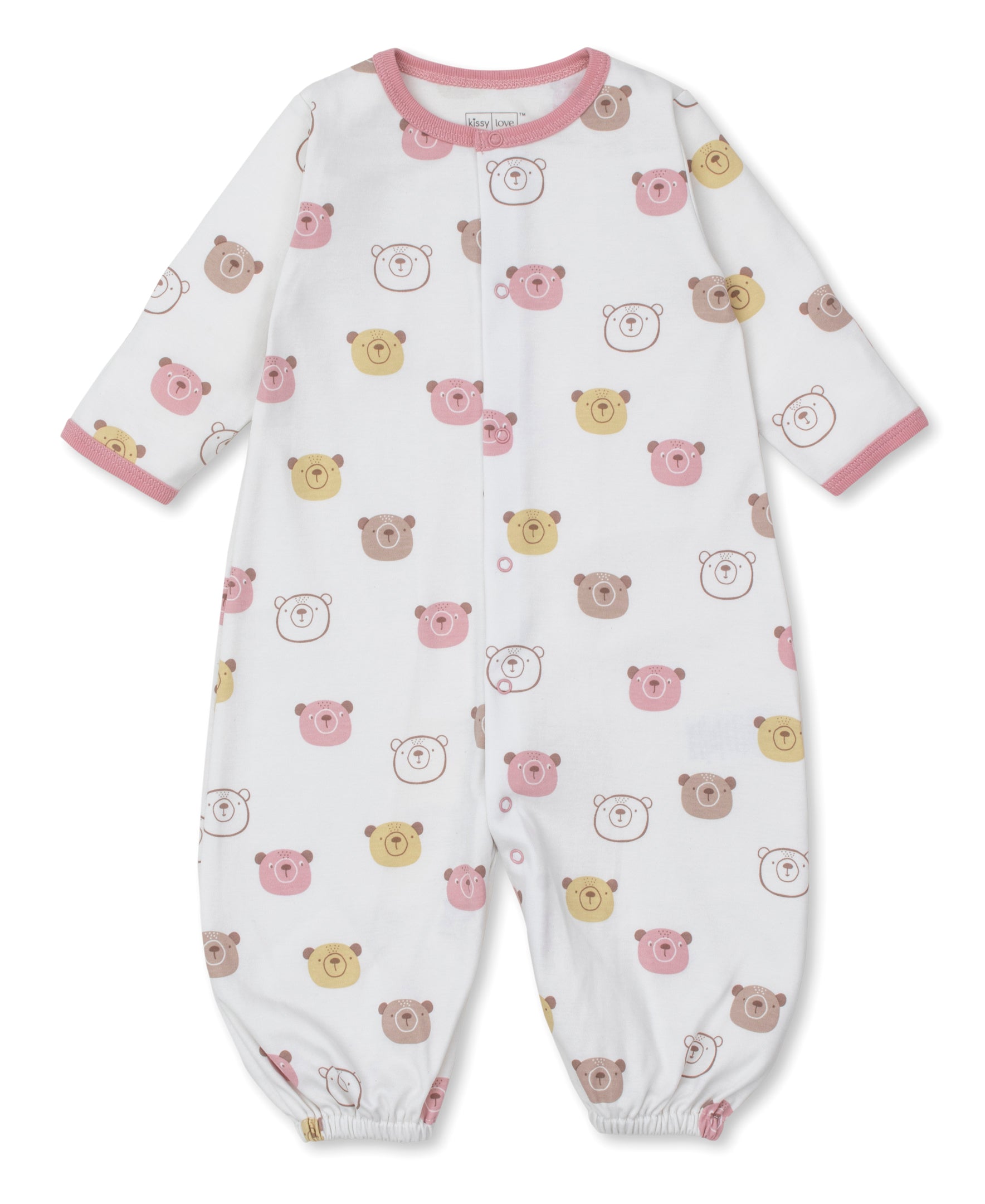 Kissy Love Bear Talk Pink Convertible Gown - Kissy Kissy