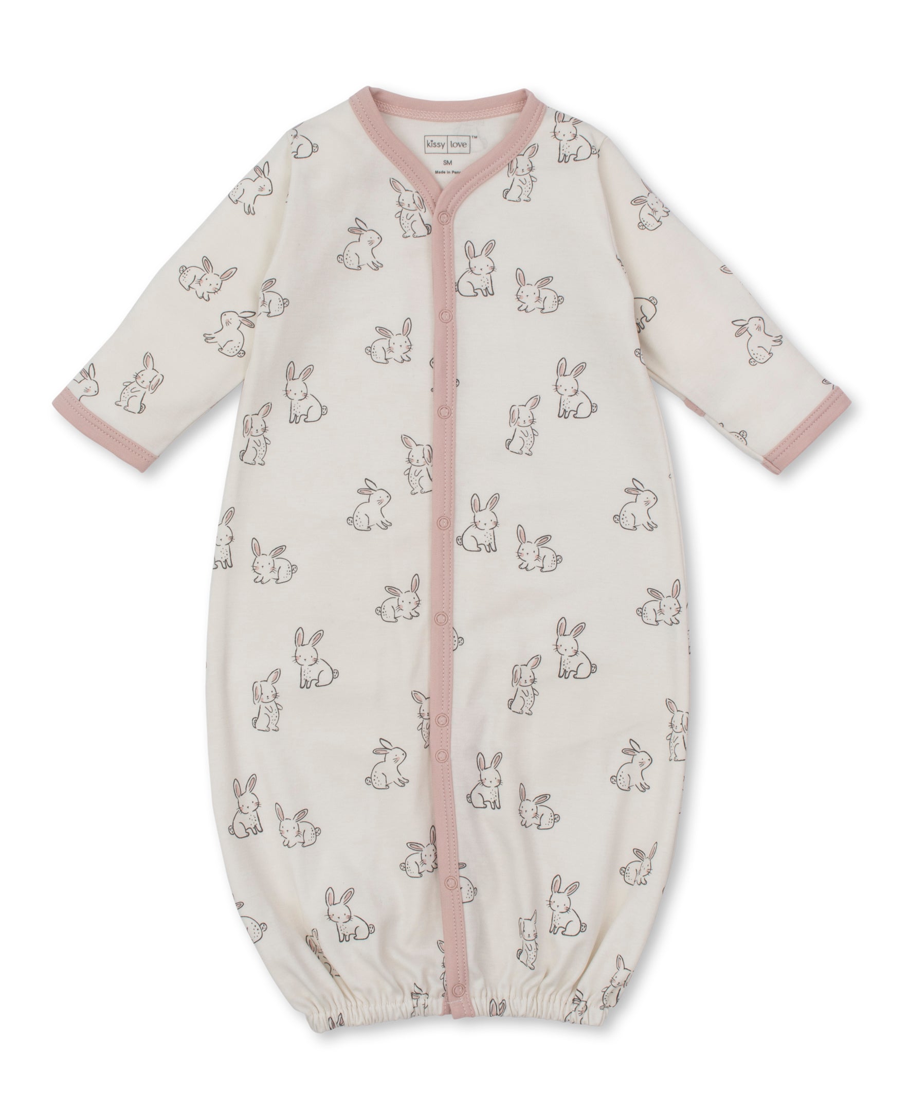 Kissy Love Bunny Buddies Pink Convertible Gown - Kissy Kissy