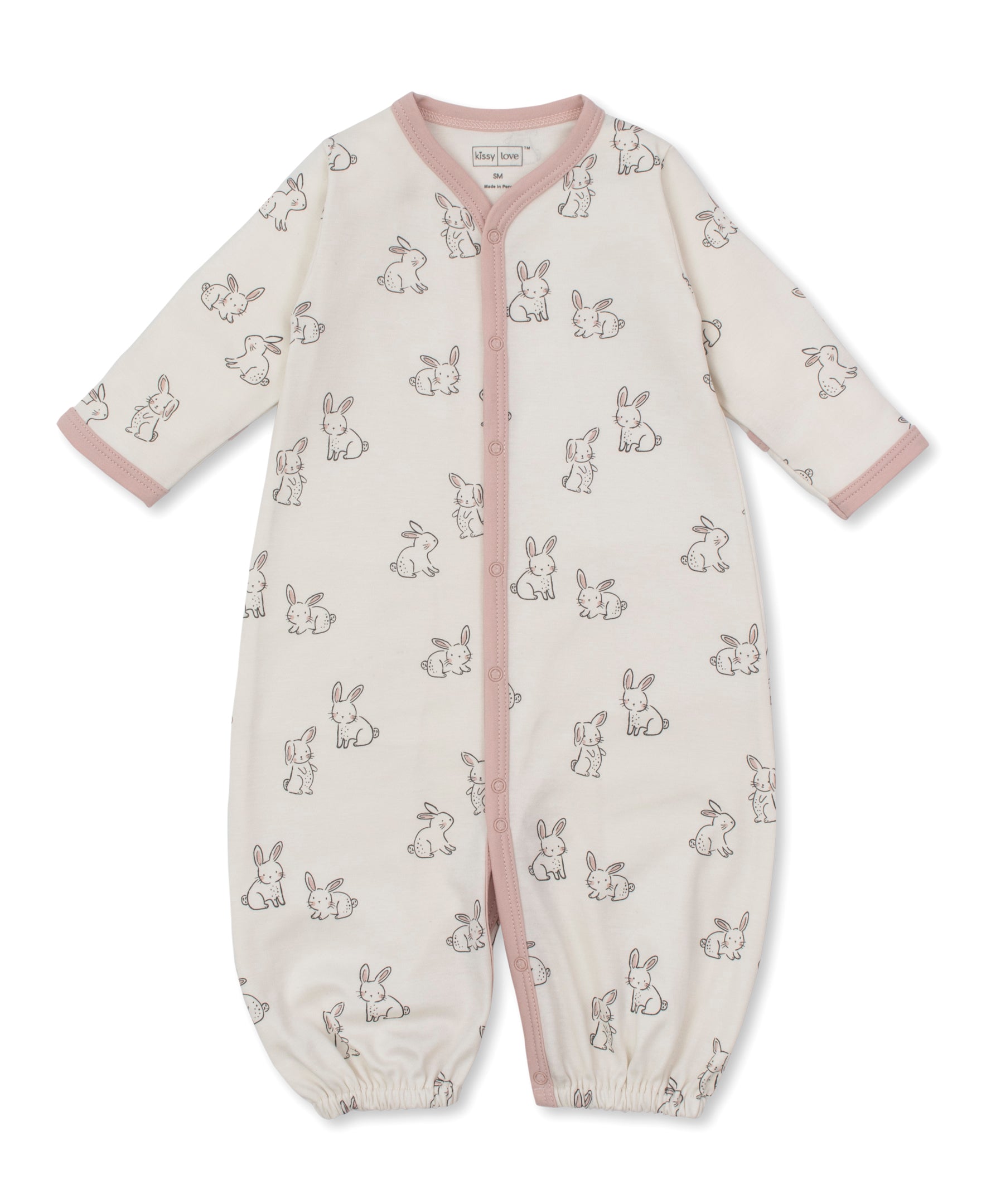 Kissy Love Bunny Buddies Pink Convertible Gown - Kissy Kissy