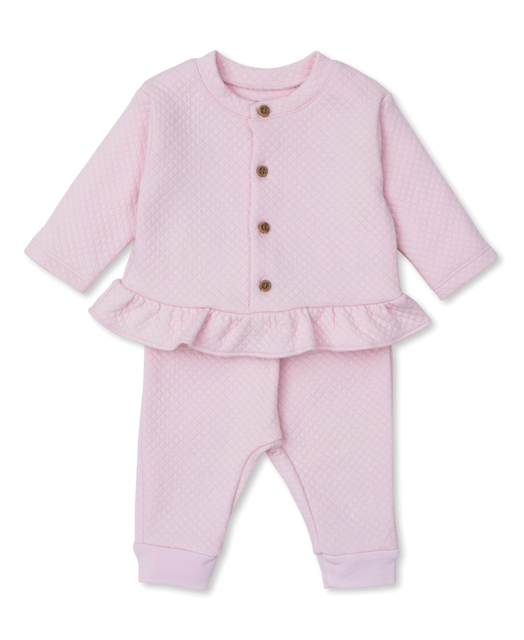 Kissy Love Pink Jacquard Pant Set - Kissy Kissy