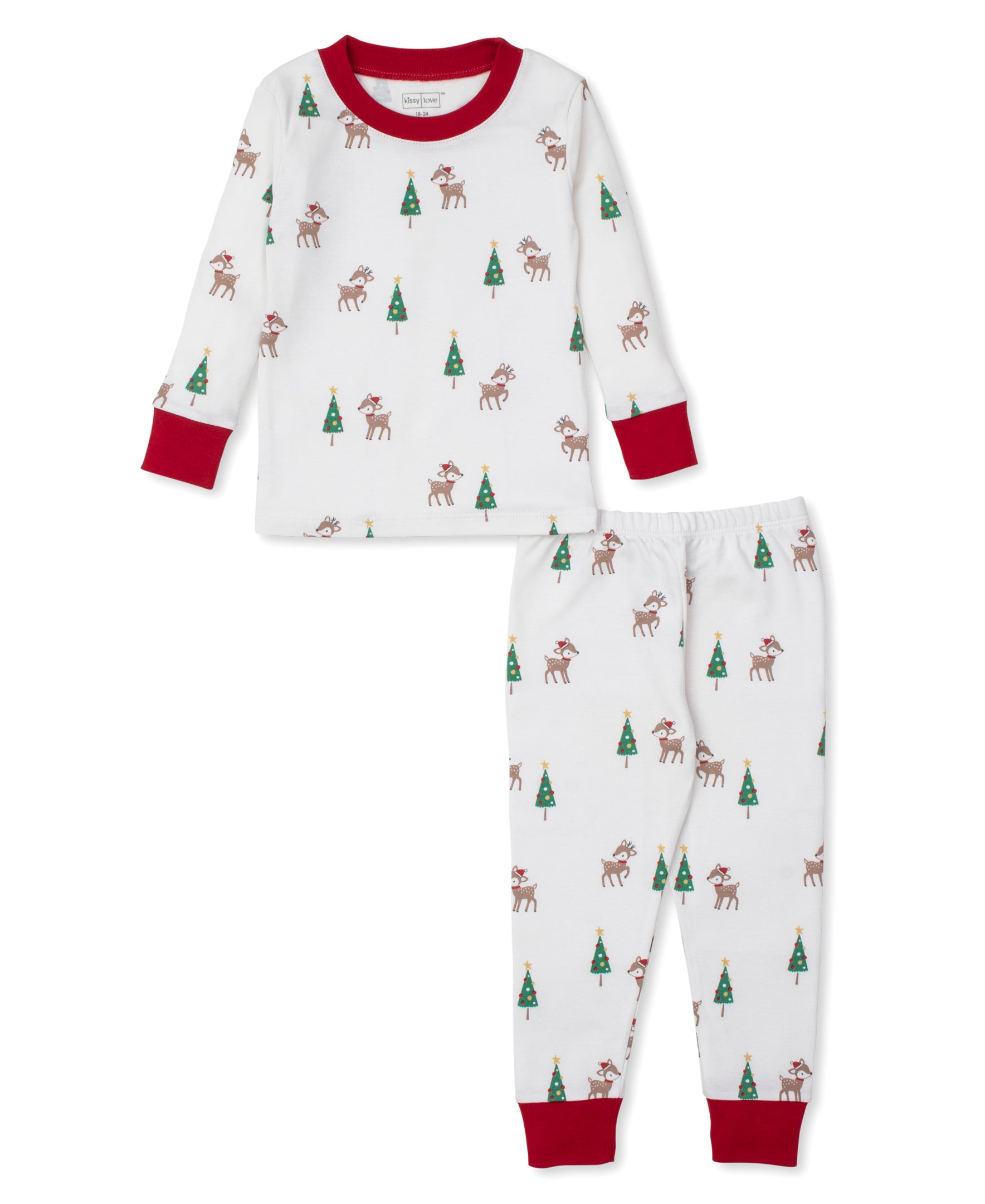 Kissy Love Christmas Deer Cheer Pajama Set - Kissy Kissy