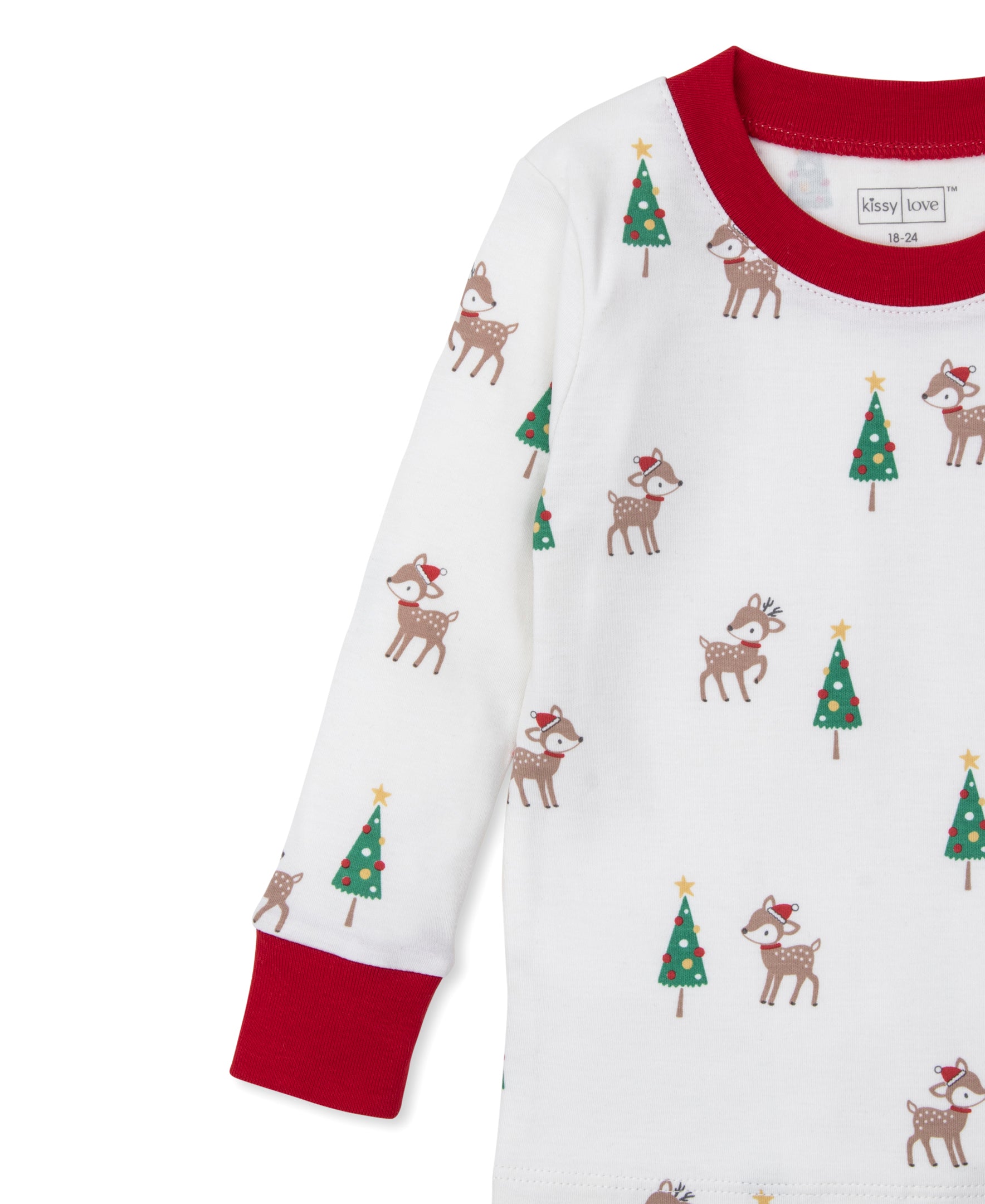 Kissy Love Christmas Deer Cheer Pajama Set - Kissy Kissy