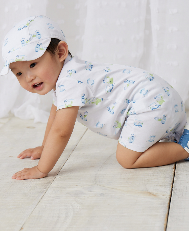 Kissy Golf Club Blue Short Playsuit