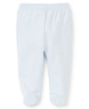 Blue Pointelle Footed Pant - Kissy Kissy