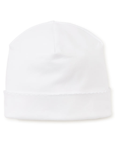 White Kissy Basics Hat - Kissy Kissy -Premium Pima Cotton Baby Clothes