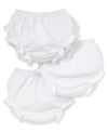 White Kissy Basics Diaper Cover Set - Kissy Kissy