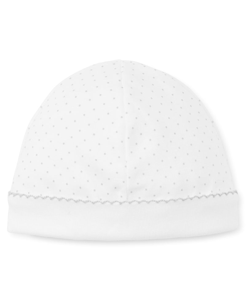 White/Silver New Kissy Dots Print Hat - Kissy Kissy
