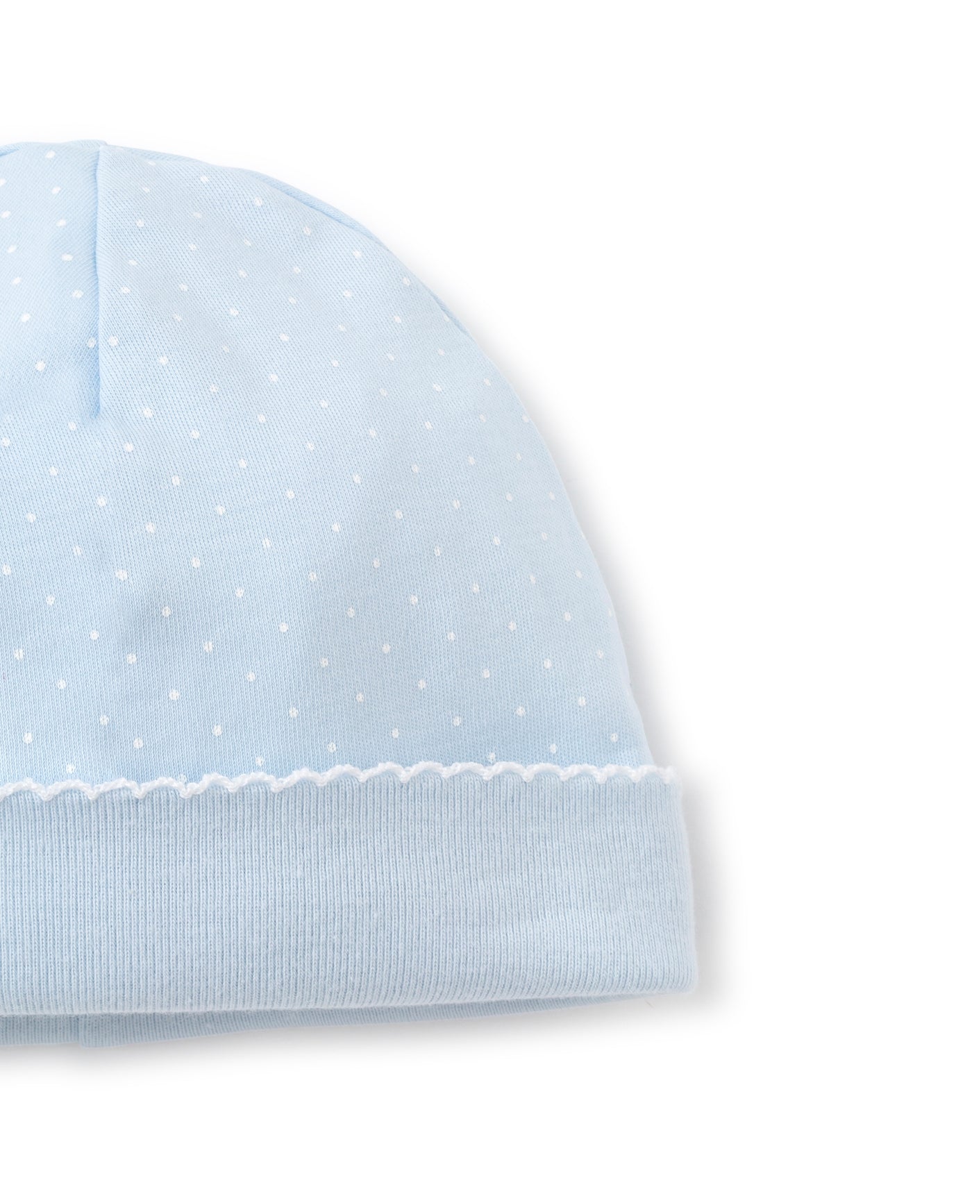 Blue/White New Kissy Dots Print Hat