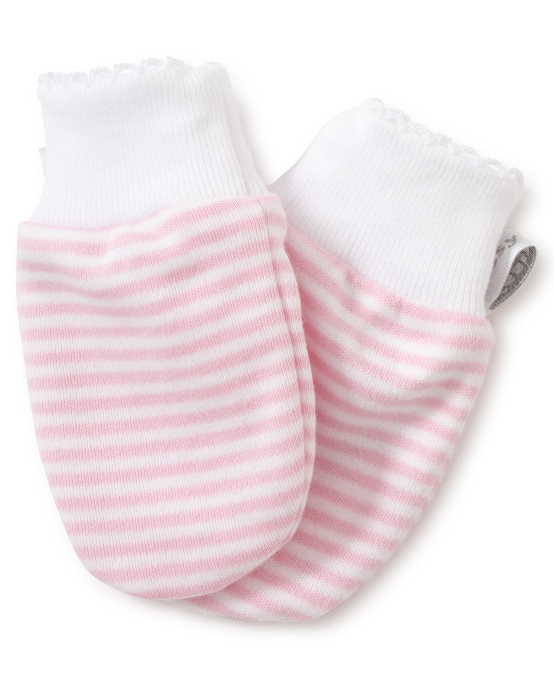 Simple Stripes Pink Mittens - Kissy Kissy