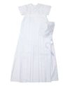 Aiden Christening Convertible Gown & Hat Set - Kissy Kissy