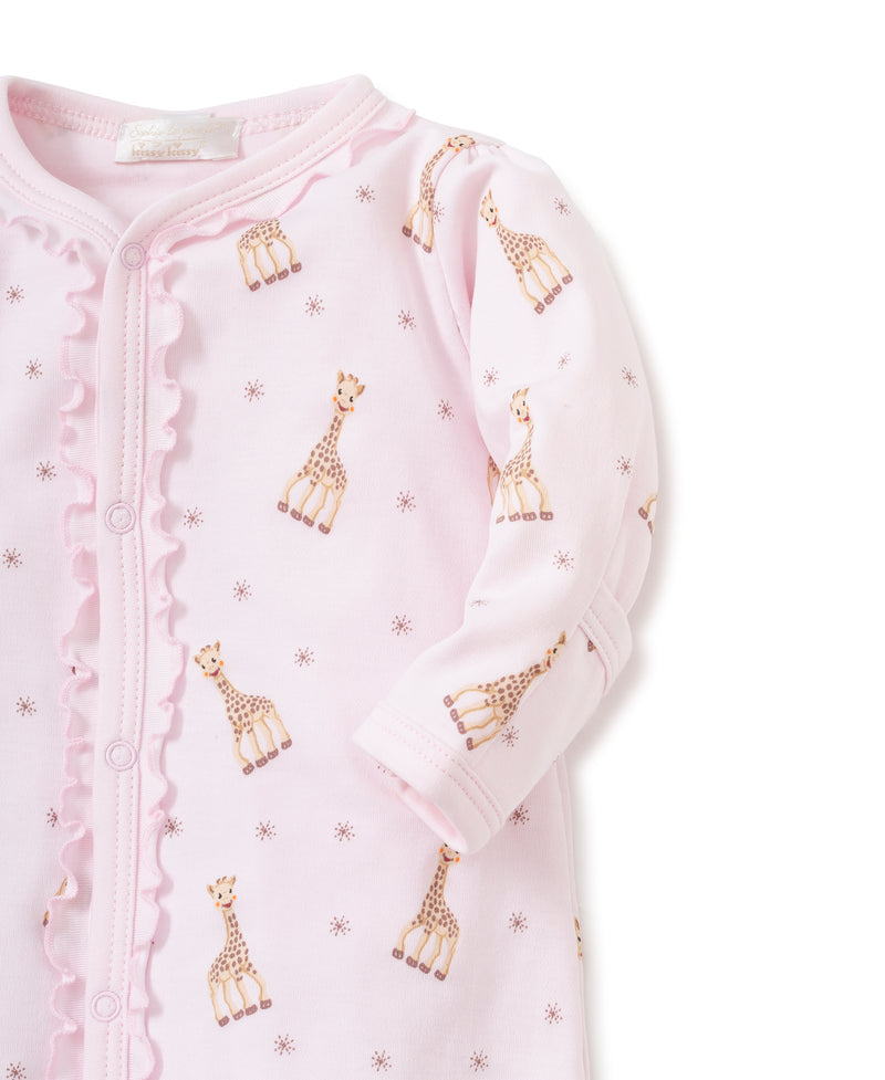 Sophie La Girafe Print Footie Blue main image 0