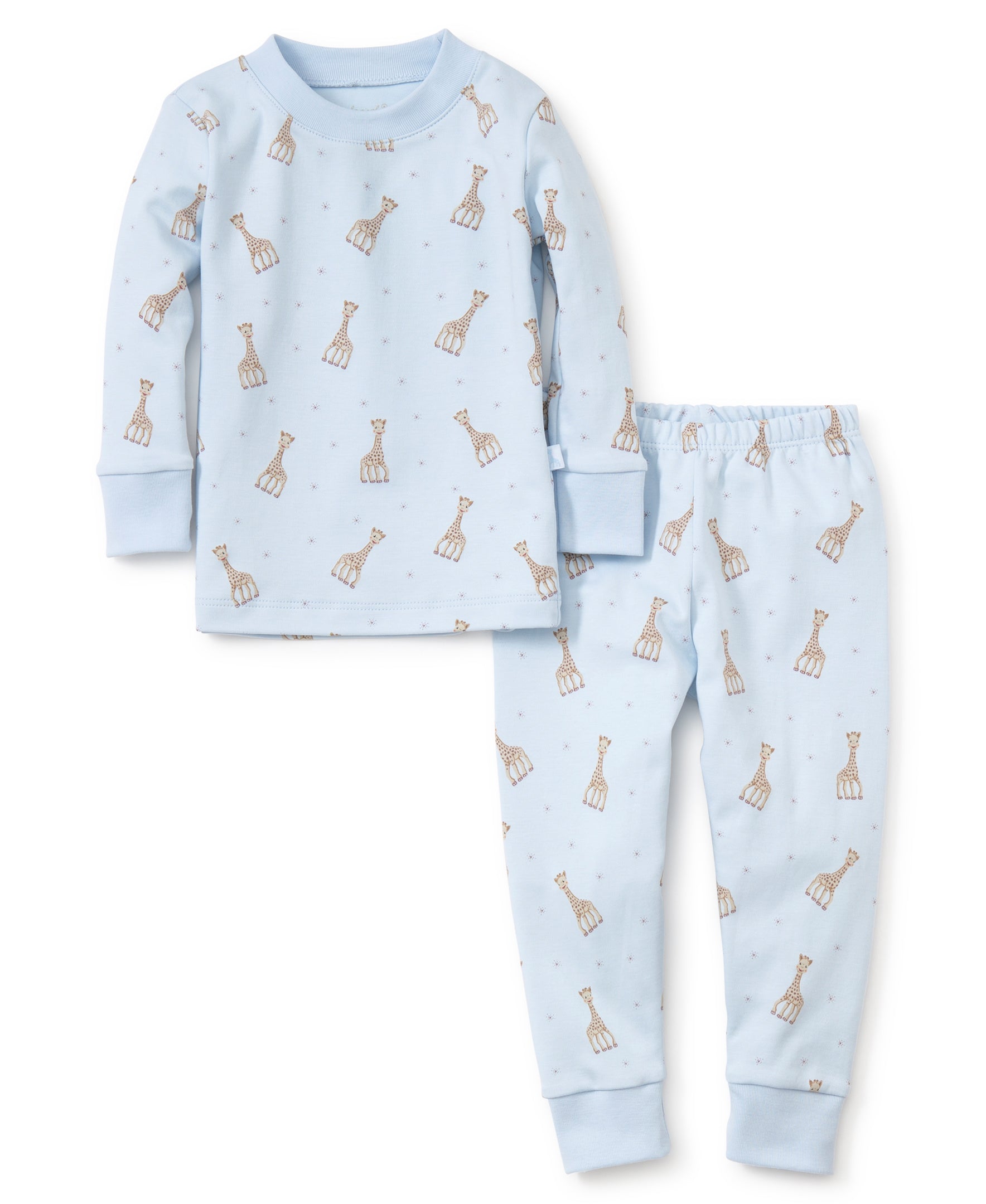 Sophie la girafe Blue Print Pajamas - Kissy Kissy