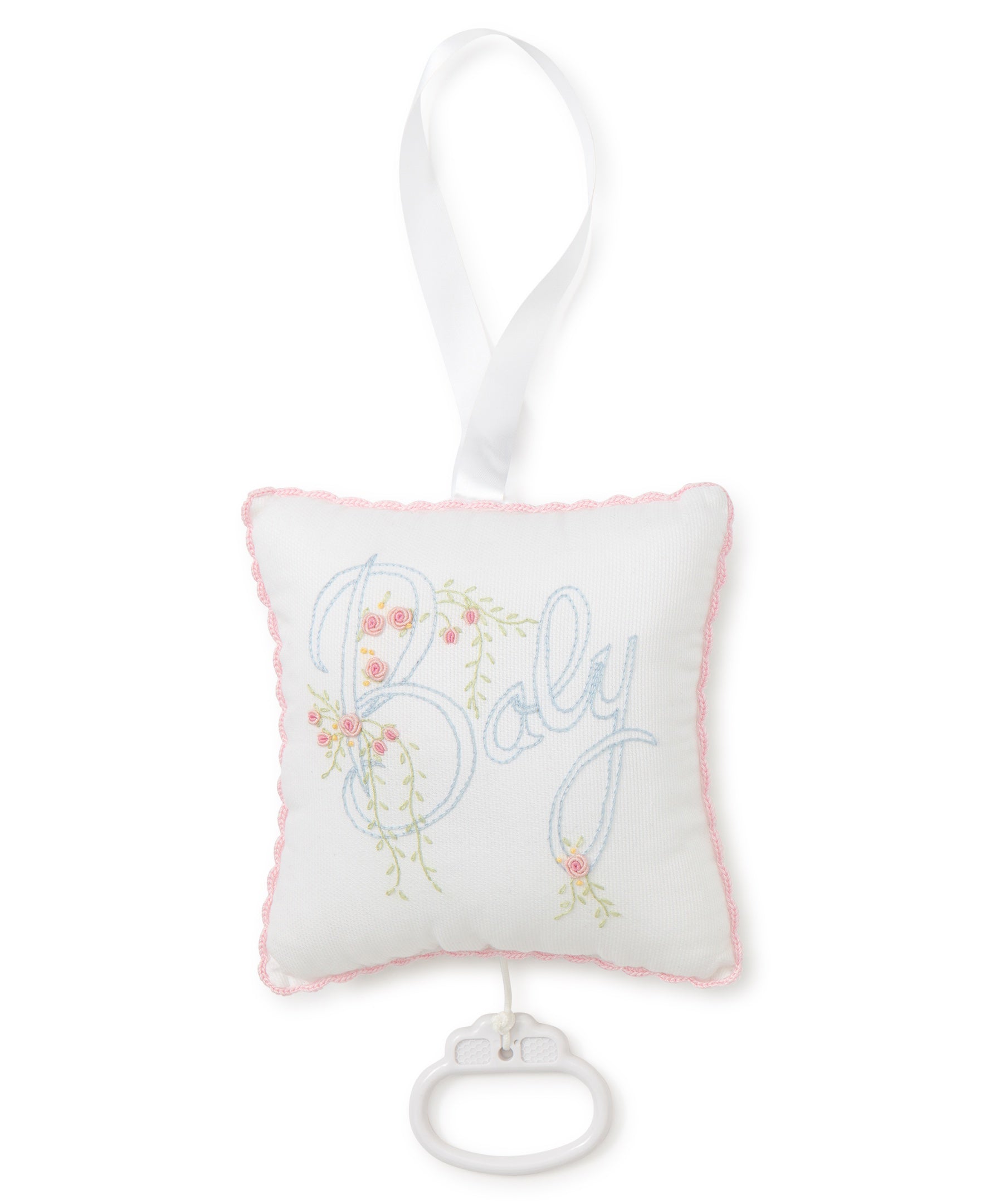 Pink "Baby" Musical Pillow - Kissy Kissy