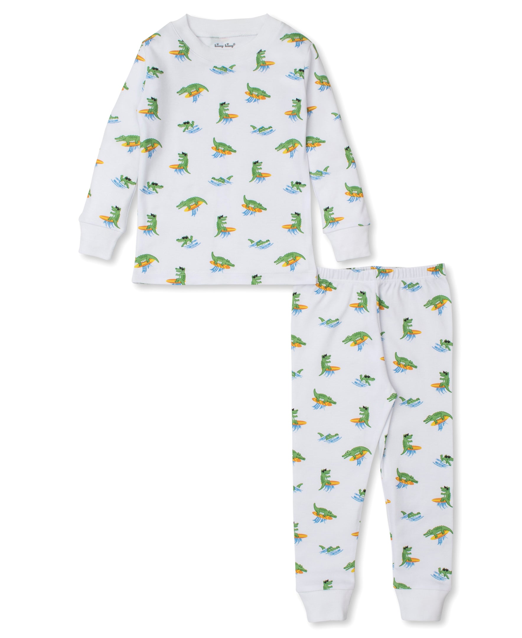 Crocodile Capers Toddler Pajama Set - Kissy Kissy