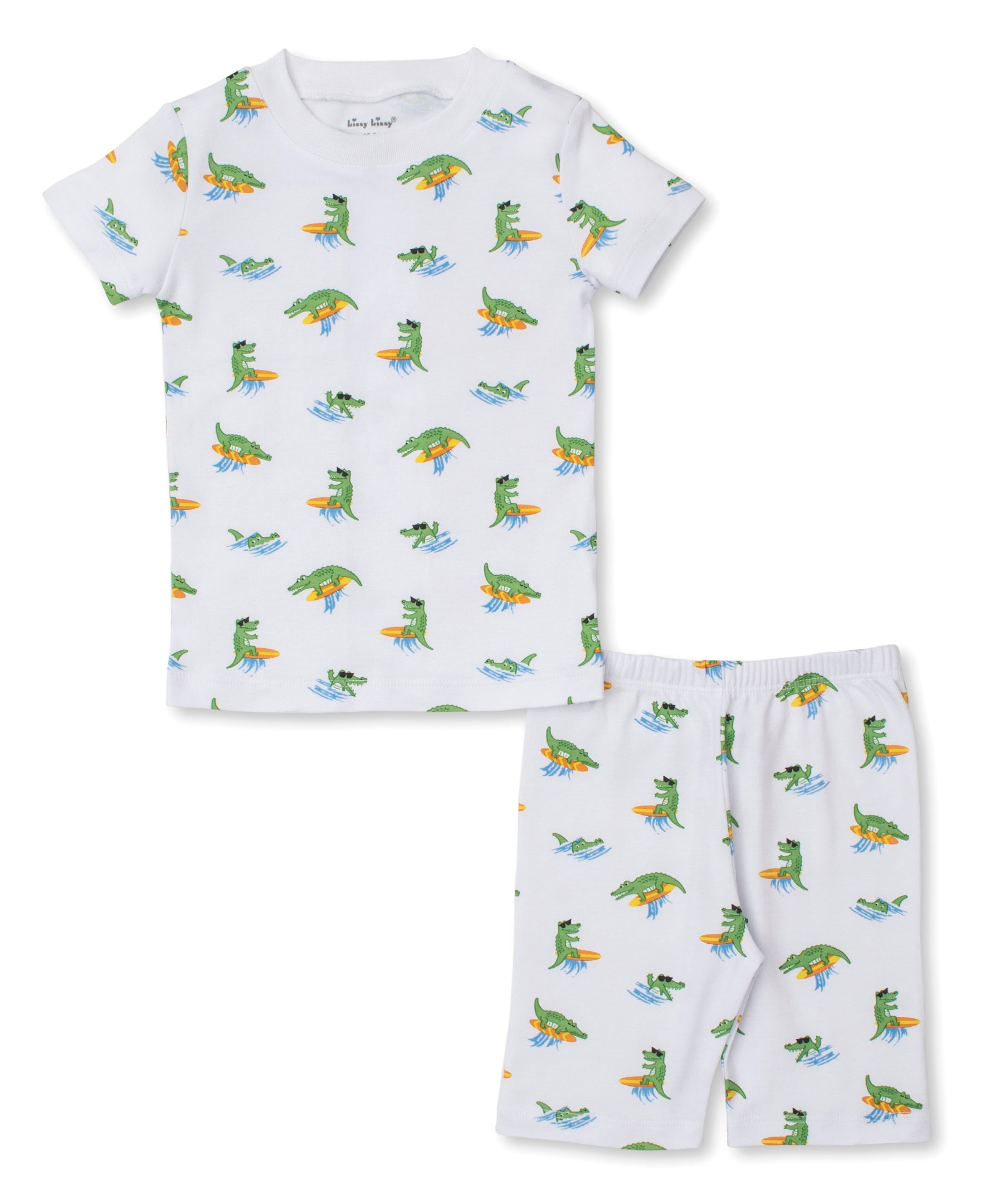 Crocodile Capers Toddler Short Pajama Set - Kissy Kissy
