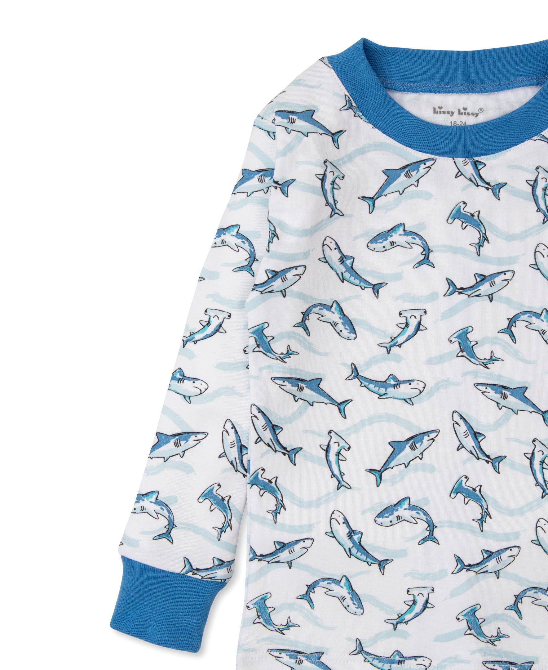 Swift Sharks Toddler Pajama Set - Kissy Kissy