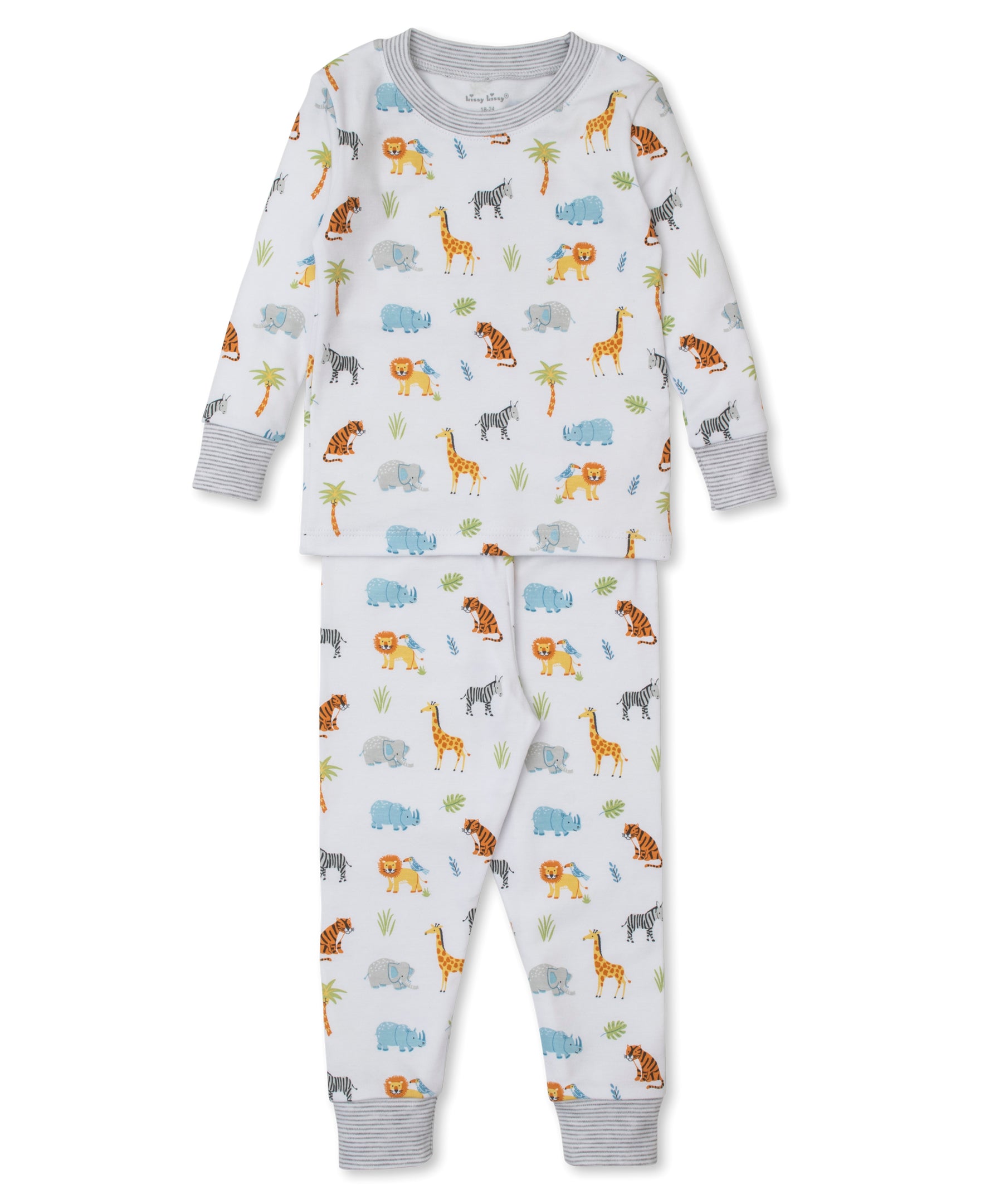 Tropical Jungle Toddler Pajama Set - Kissy Kissy