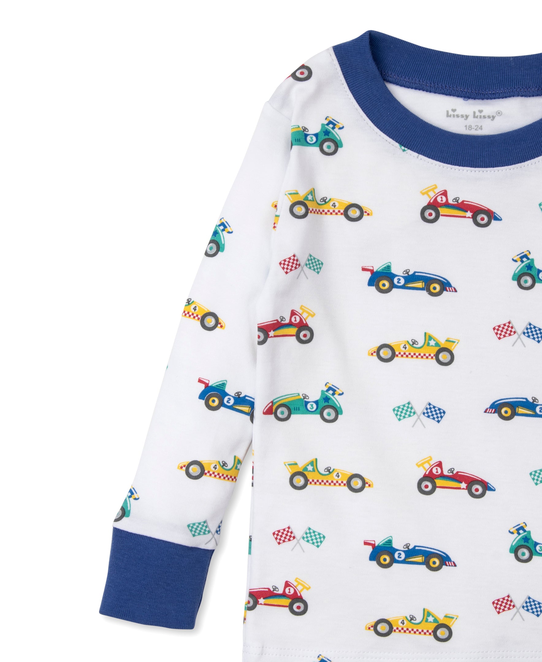 Race Car Rally Toddler Pajama Set - Kissy Kissy