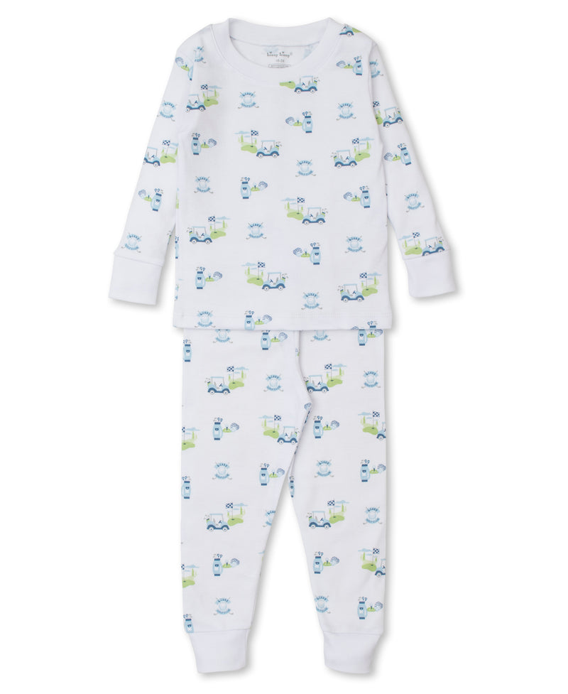 Kissy Golf Club Blue Pajama Set Kissy Kissy, LLC Pima Cotton Pajamas