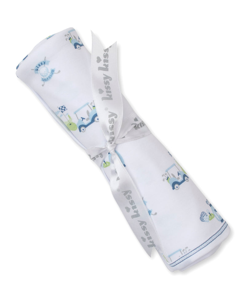 Kissy Golf Club Blue Blanket Kissy Kissy Premium Pima Cotton Baby