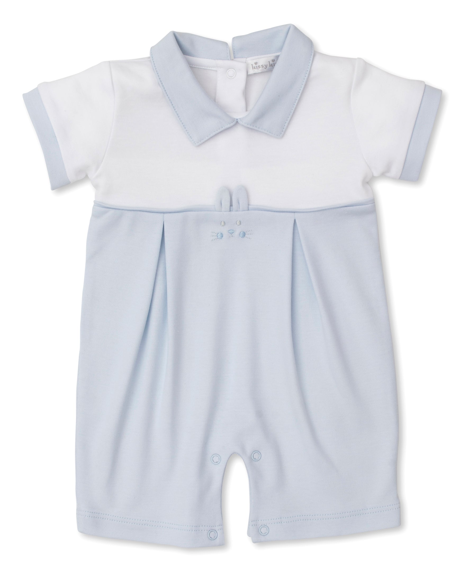 Cottontail Hollows Blue Short Playsuit - Kissy Kissy