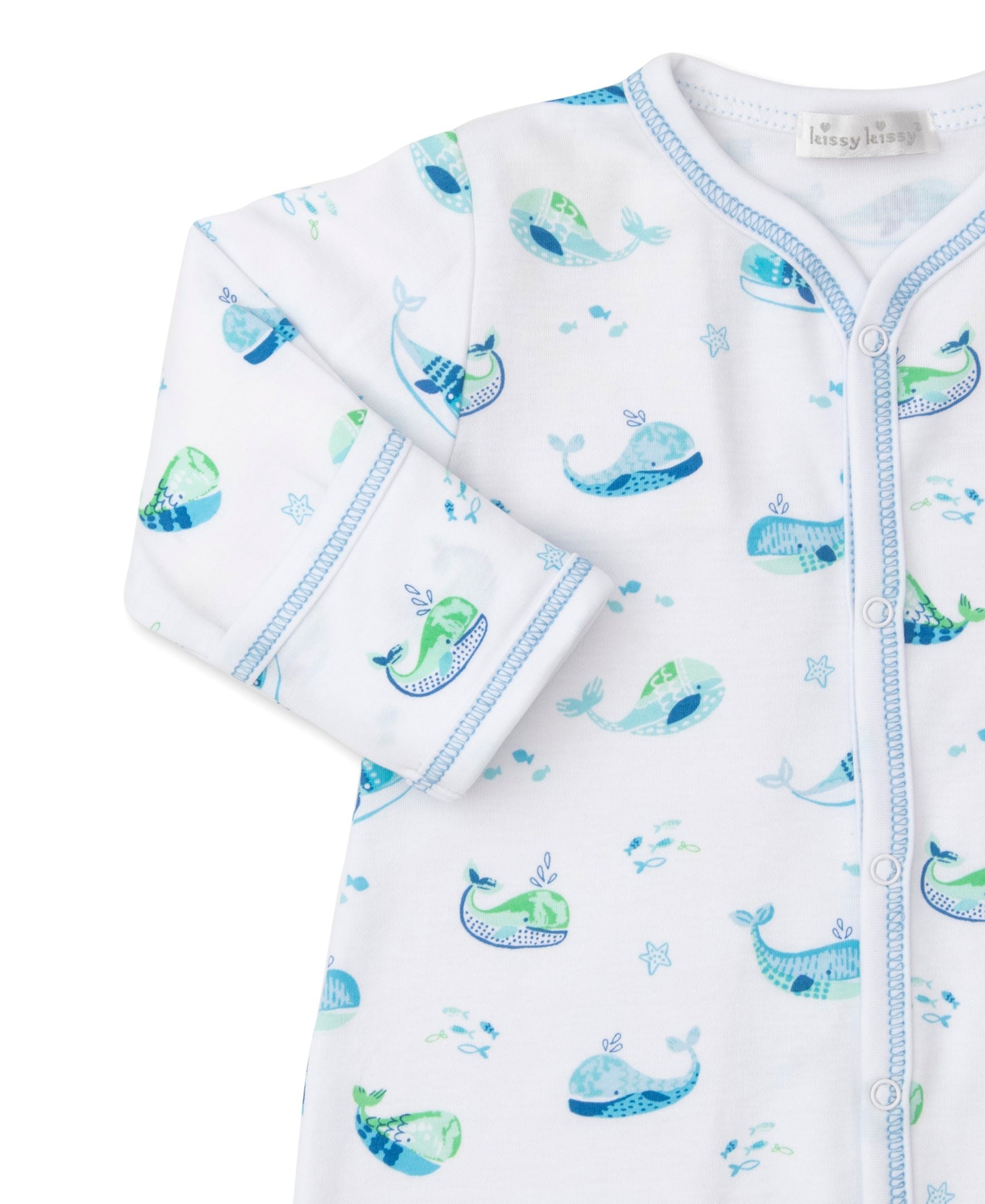 Watercolor Whales Convertible Gown - Kissy Kissy