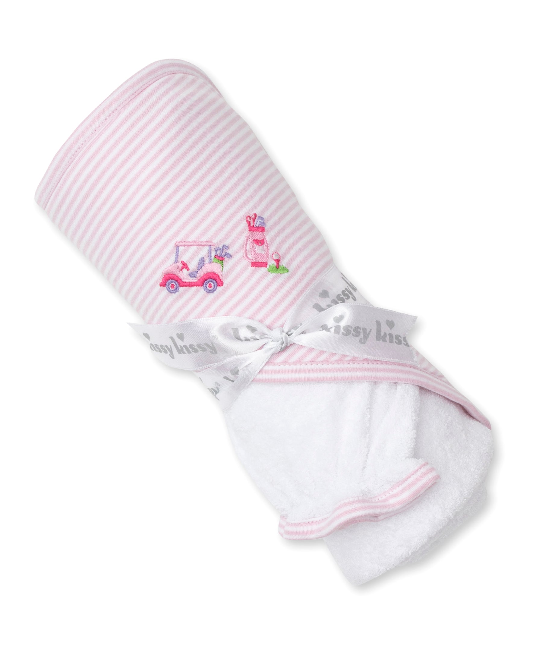 Kissy Golf Club Pink Towel & Mitt Set - Kissy Kissy