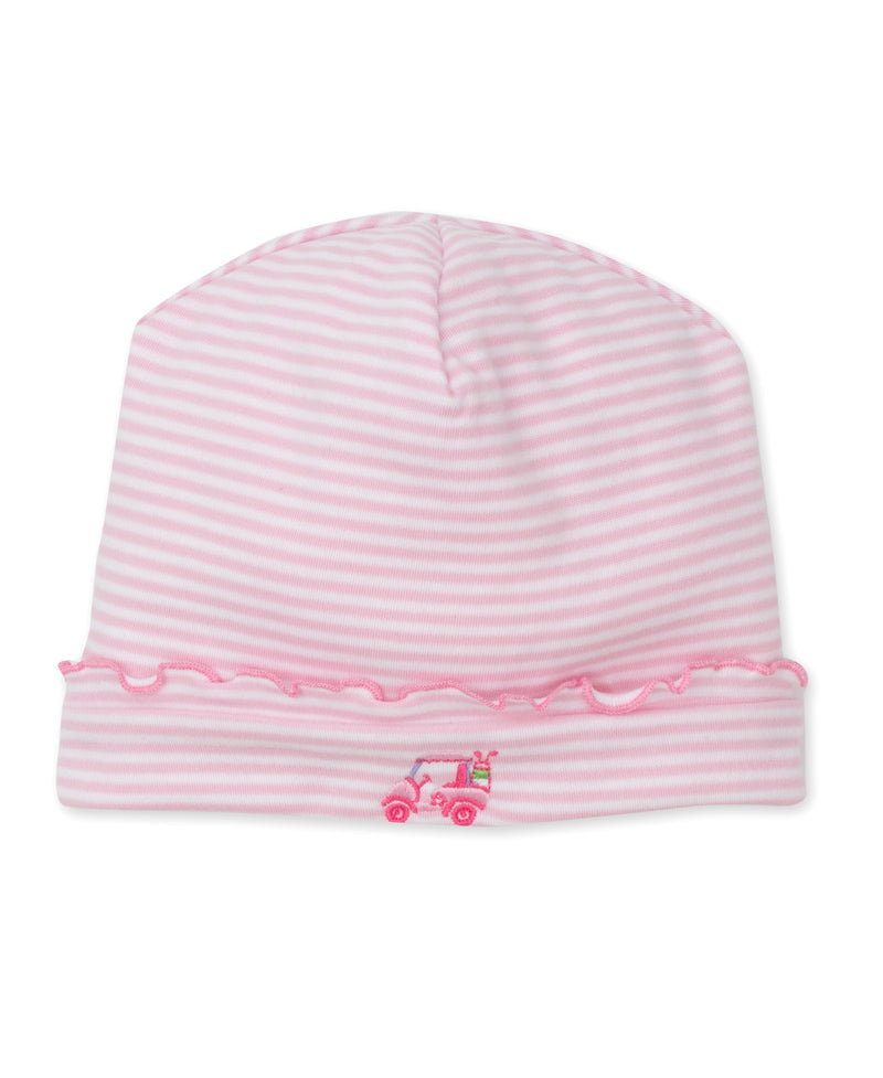 Hole In One Pink Stripe Hat - Kissy Kissy