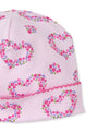 Hearts Abloom Print Hat - Kissy Kissy