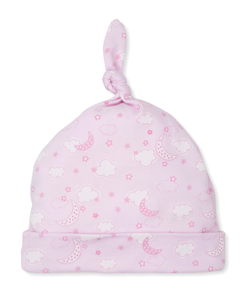 Night Clouds Pink Knotted Hat - Kissy Kissy