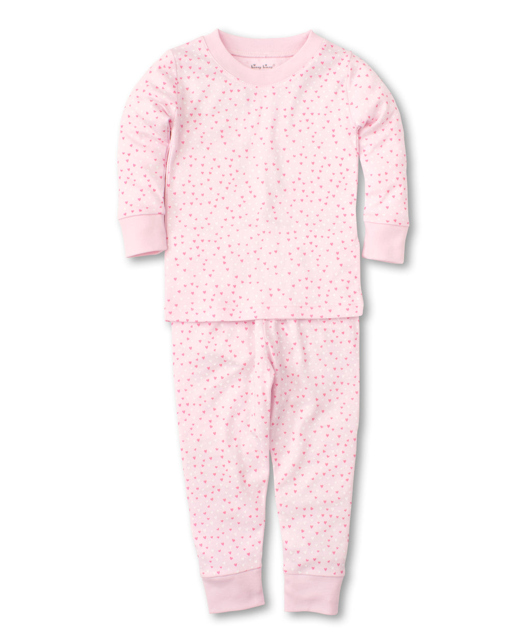 Kissy Sweethearts Pink Toddler Pajama Set - Kissy Kissy